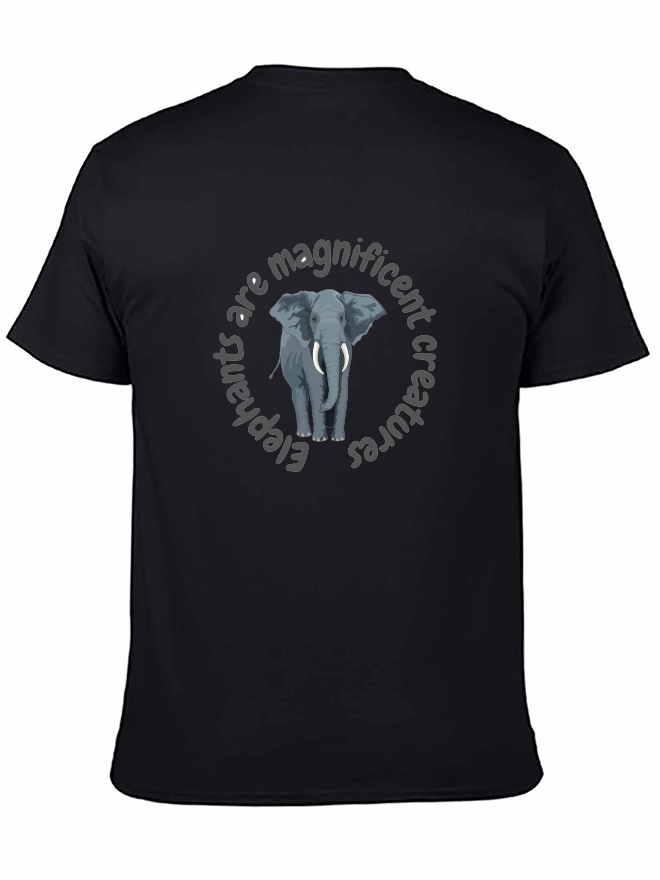 Black Elephant T-Shirt - Magnificent Creatures view 4