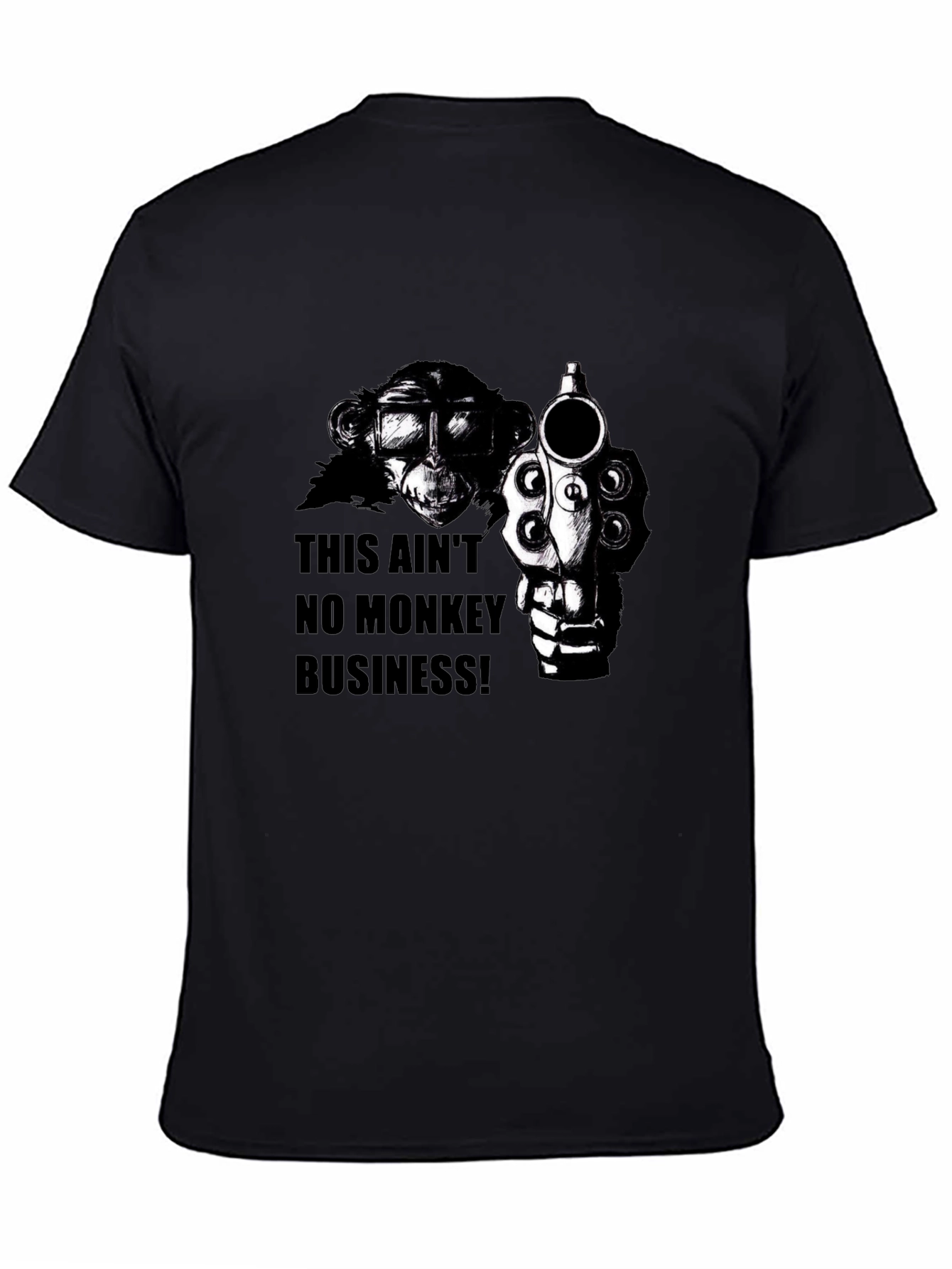 Black Monkey Business T-Shirt view 4