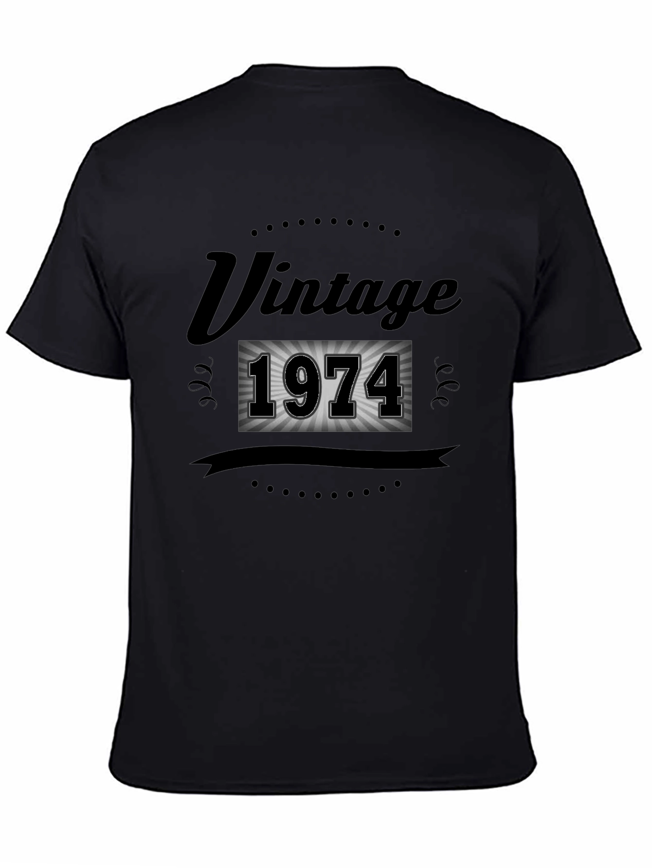Black Vintage 1974 Graphic T-Shirt view 4