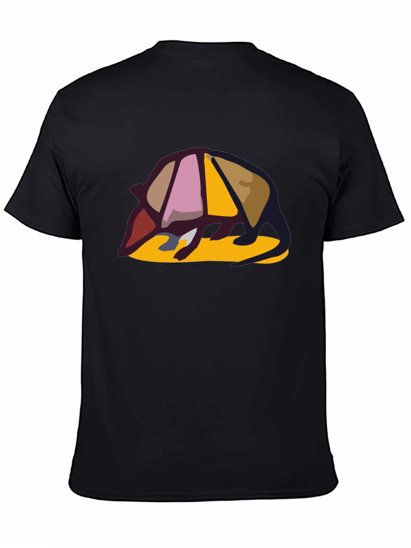Black Armadillo Graphic Tee - Unique Design, Casual Style view 4