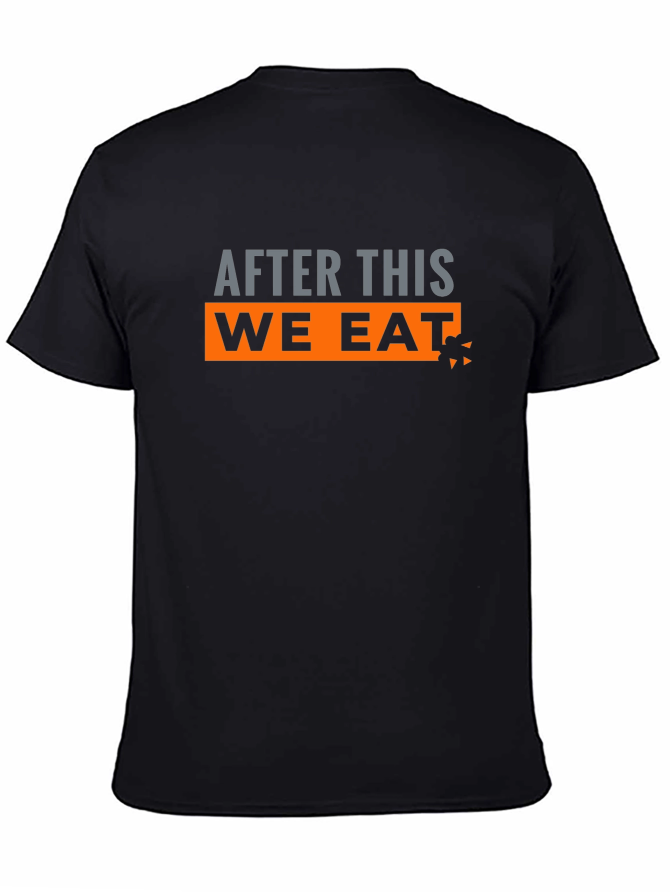 Black After This We Eat Graphic Tee - Black view 4