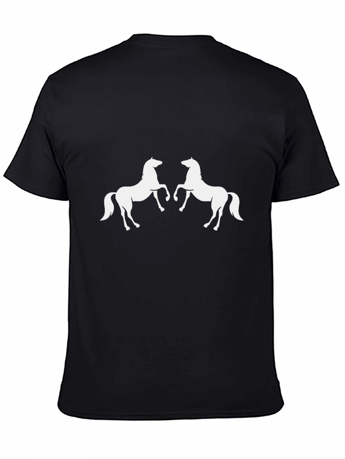 Black Equine Silhouette Tee view 4