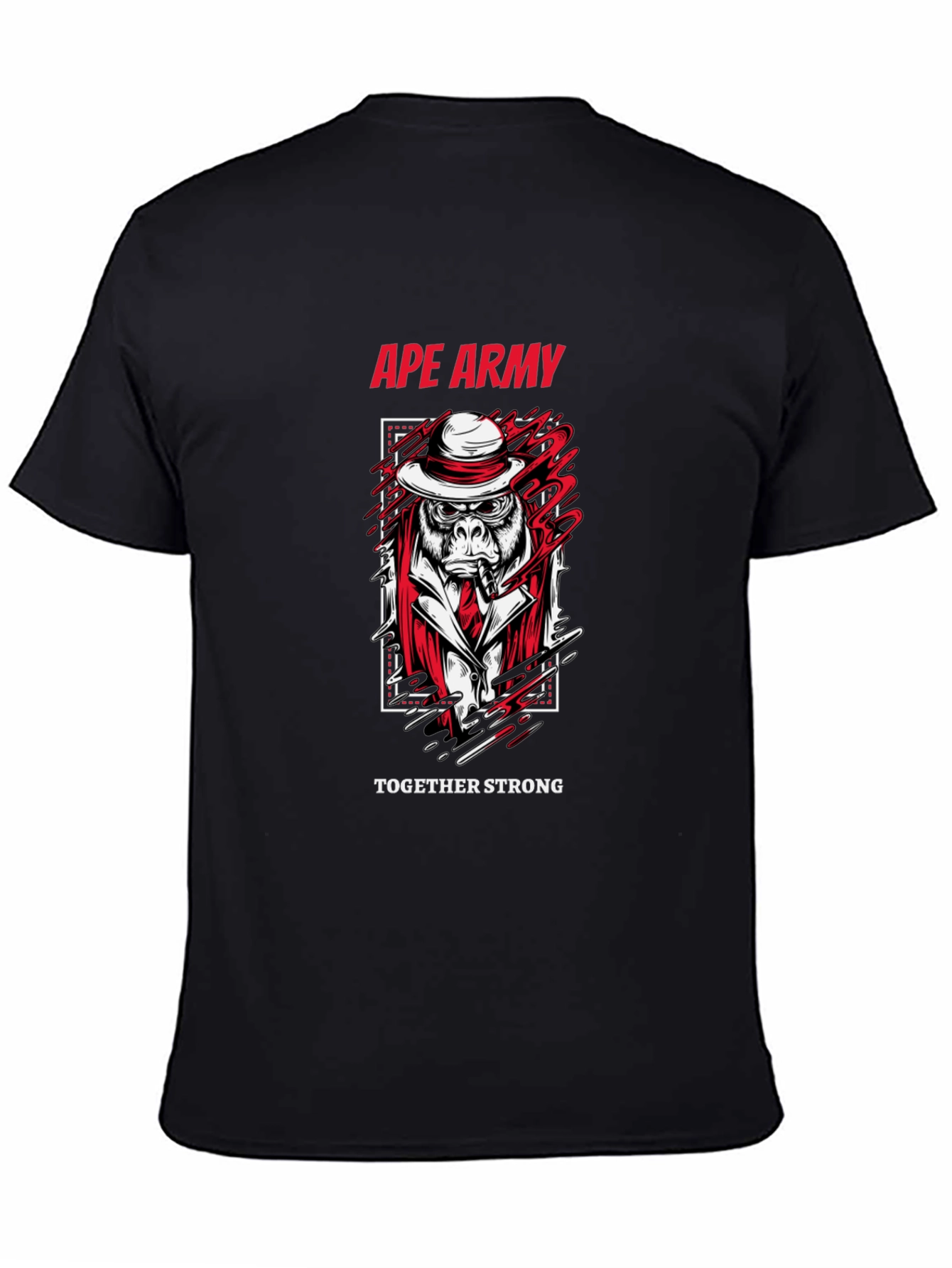 Black Ape Army T-Shirt: Together Strong view 4