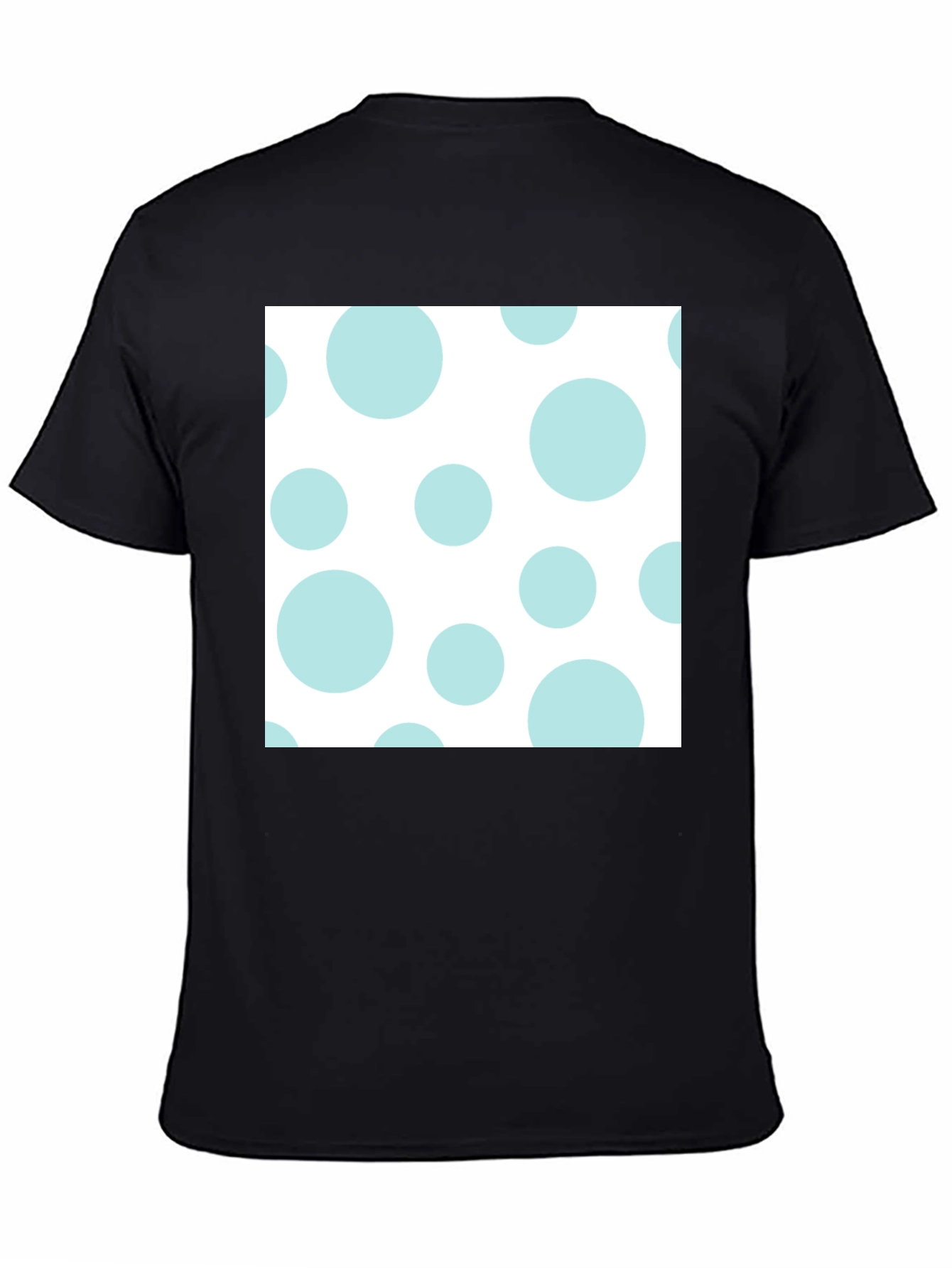 Black Polka Dot Tee - Stylish Casual Wear view 4