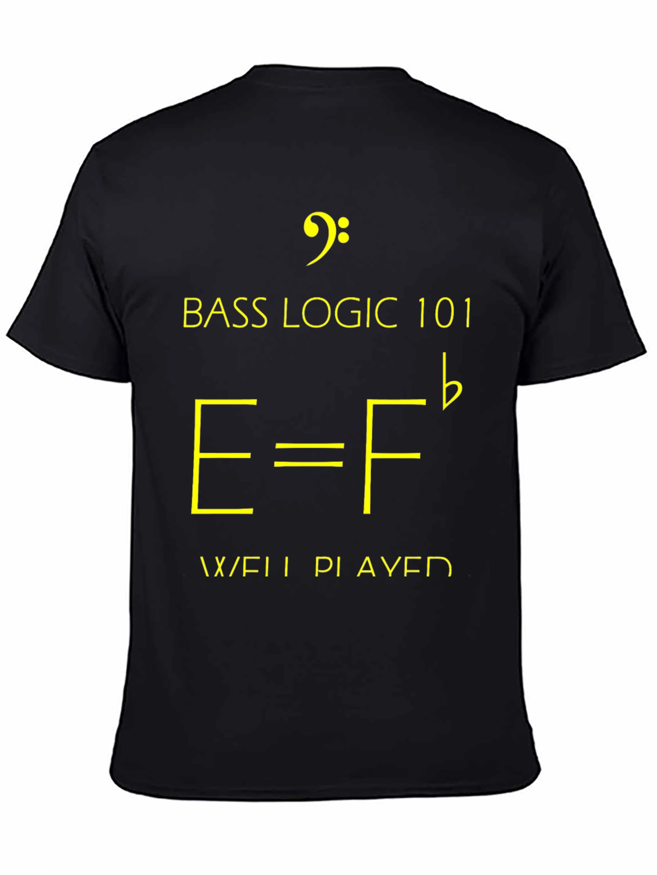 Black Bass Logic 101 Music T-Shirt view 4