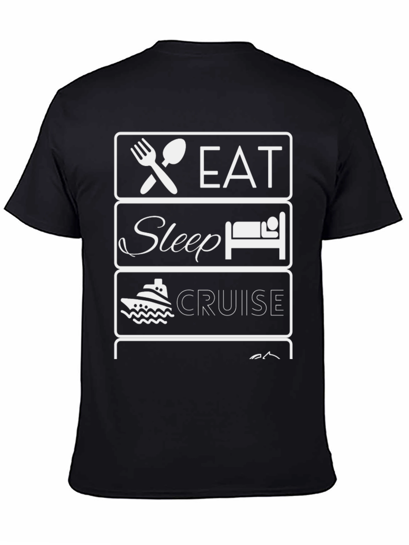 Eat Sleep Cruise T-Shirt - Vacation Apparel - 4