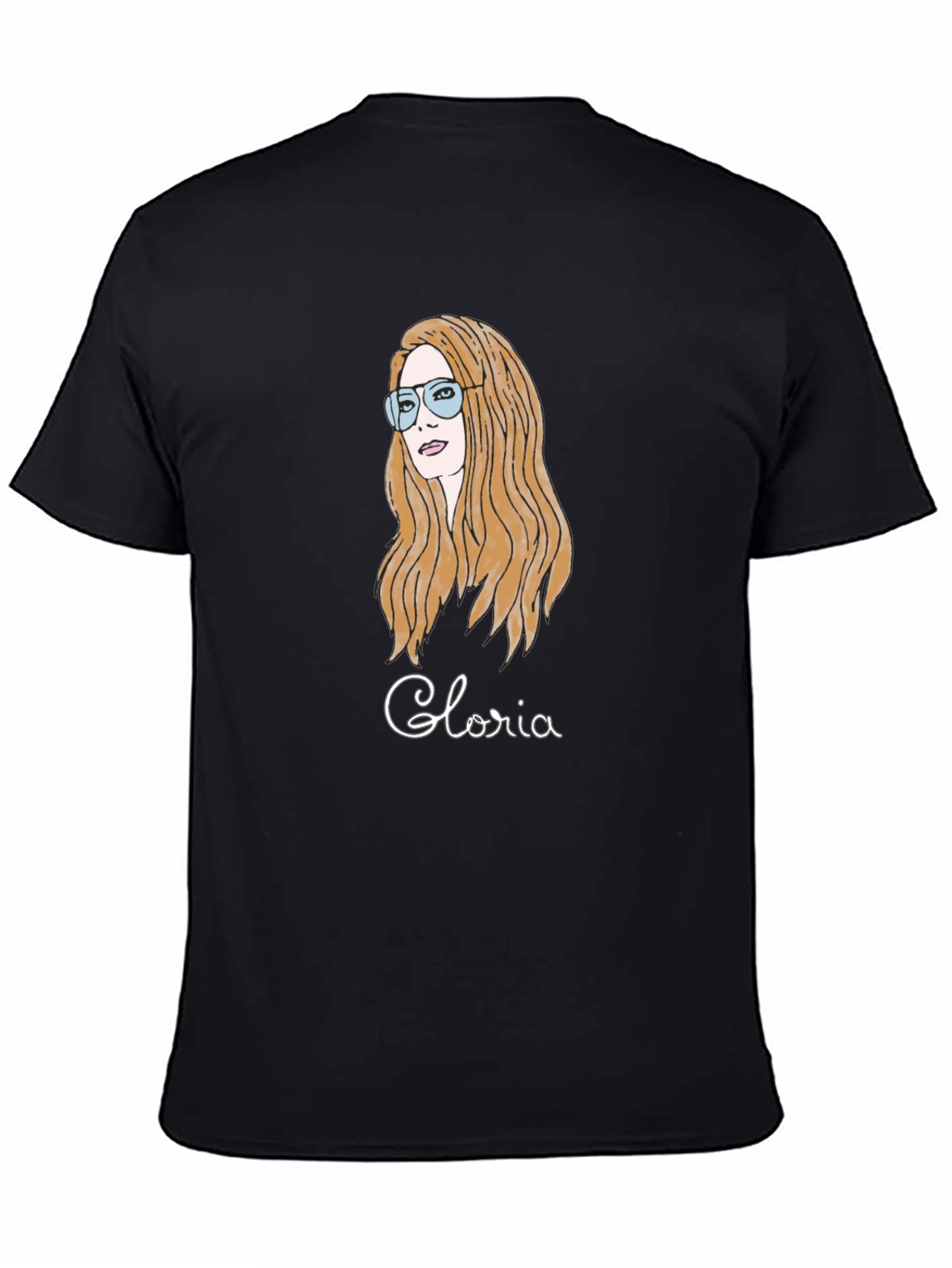 Black Gloria T-Shirt - Graphic Tee view 4
