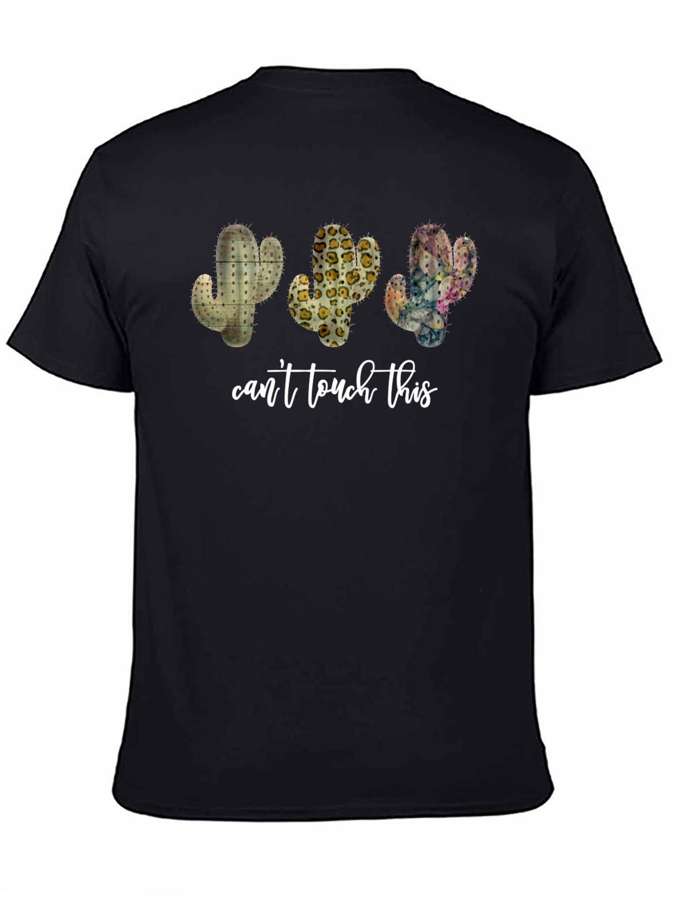 Black Cactus Graphic Tee - Can't Touch This view 4