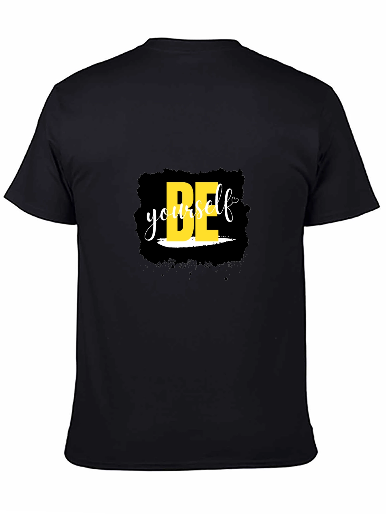 Black Be Yourself Black Tee view 4