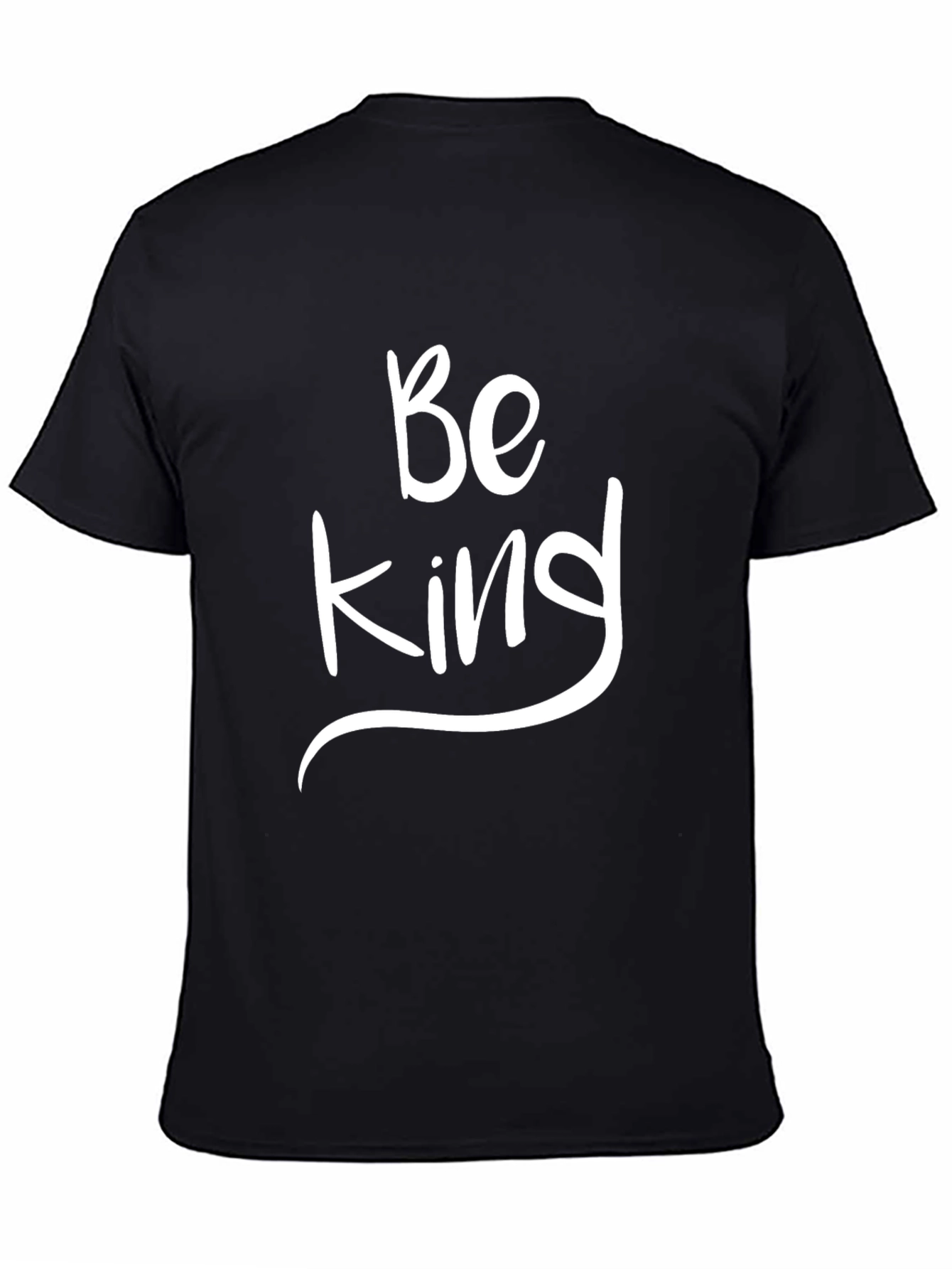 Black Be Kind Graphic Tee - Stylish Casual Comfort view 4