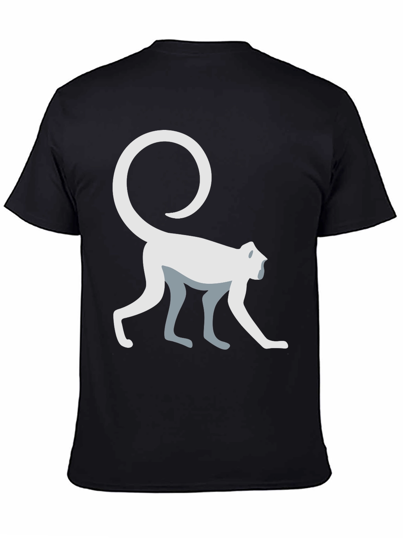 Black Monkey Graphic Black T-Shirt view 4