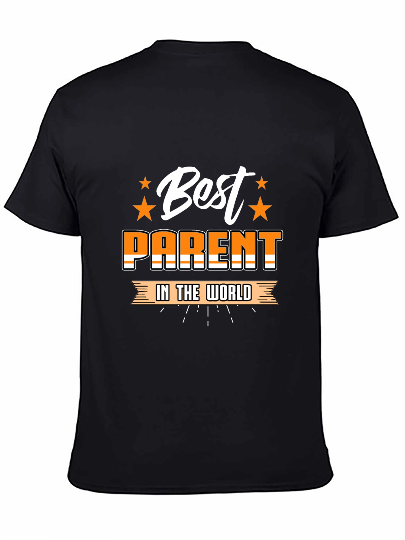 Black Best Parent In The World T-Shirt view 4