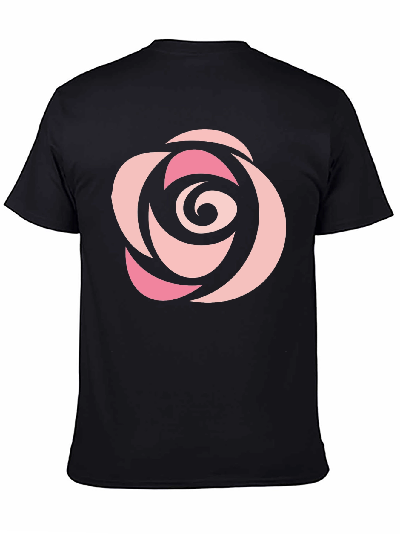 Black Rose Graphic Black T-Shirt - Casual Style view 4