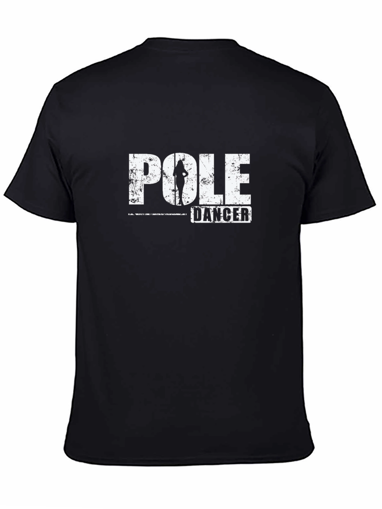Black Pole Dancer Graphic T-Shirt view 4