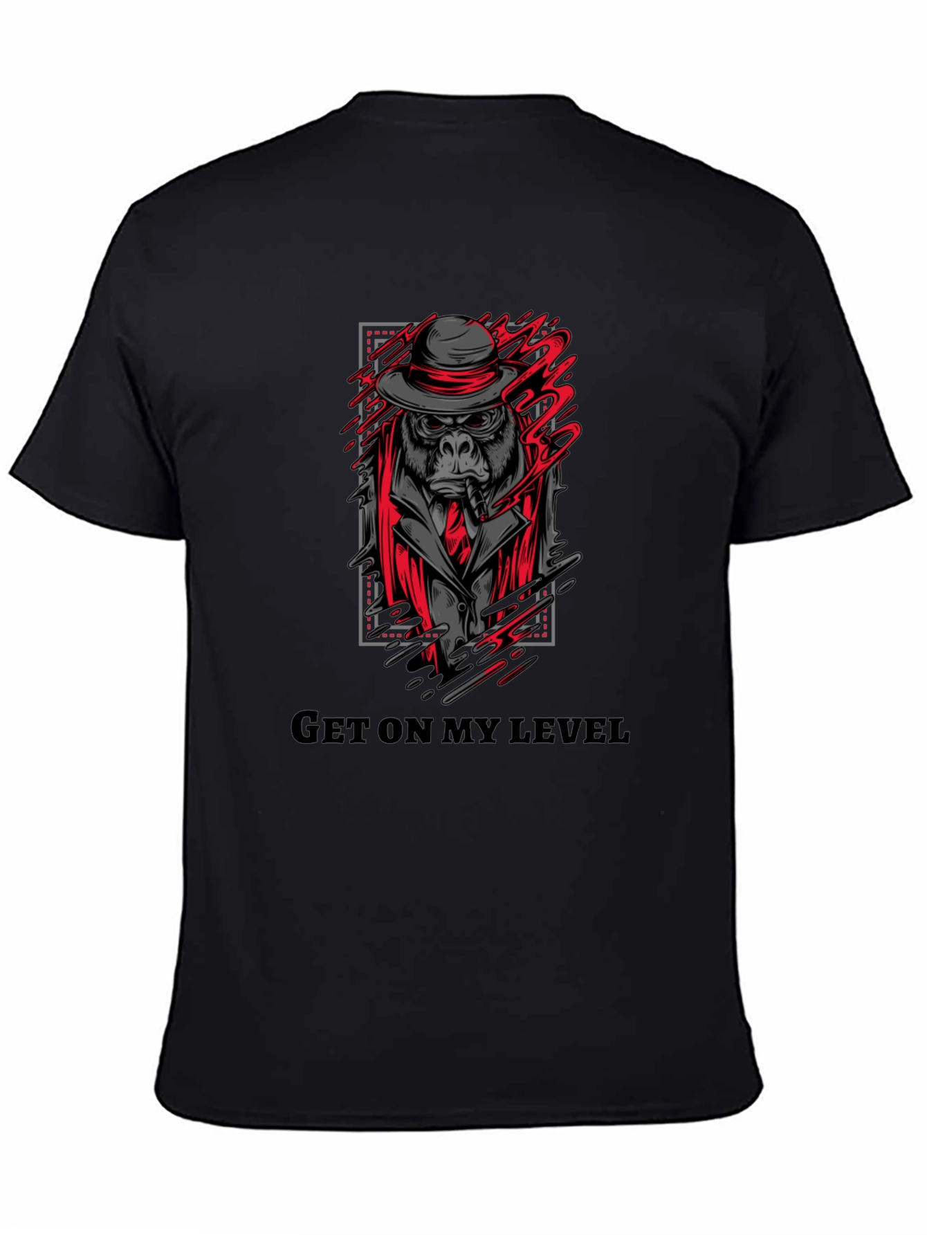 Black Get on My Level Graphic Tee view 4