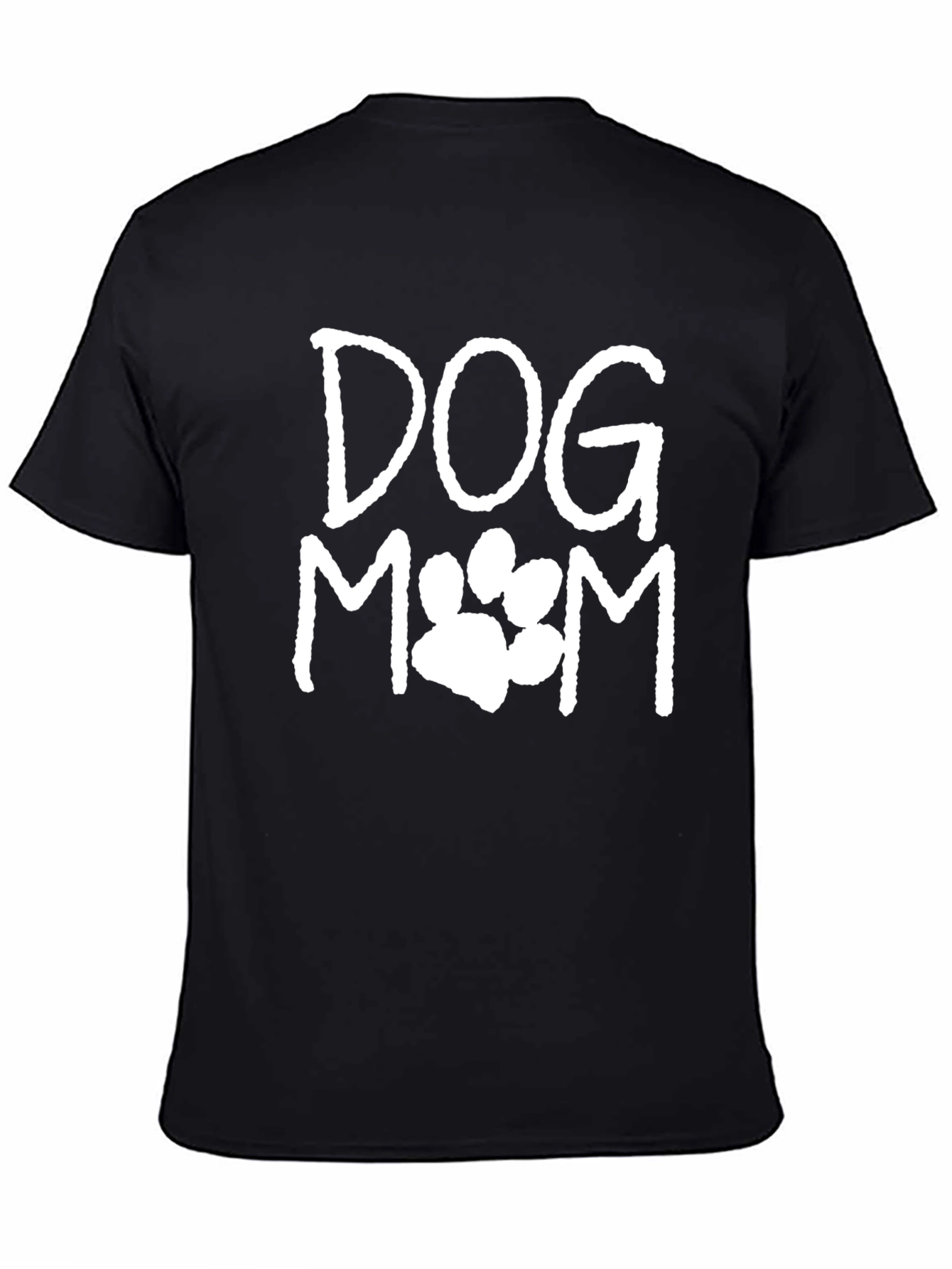 Black Dog Mom Graphic Tee - Cute Pet Lover Shirt view 4