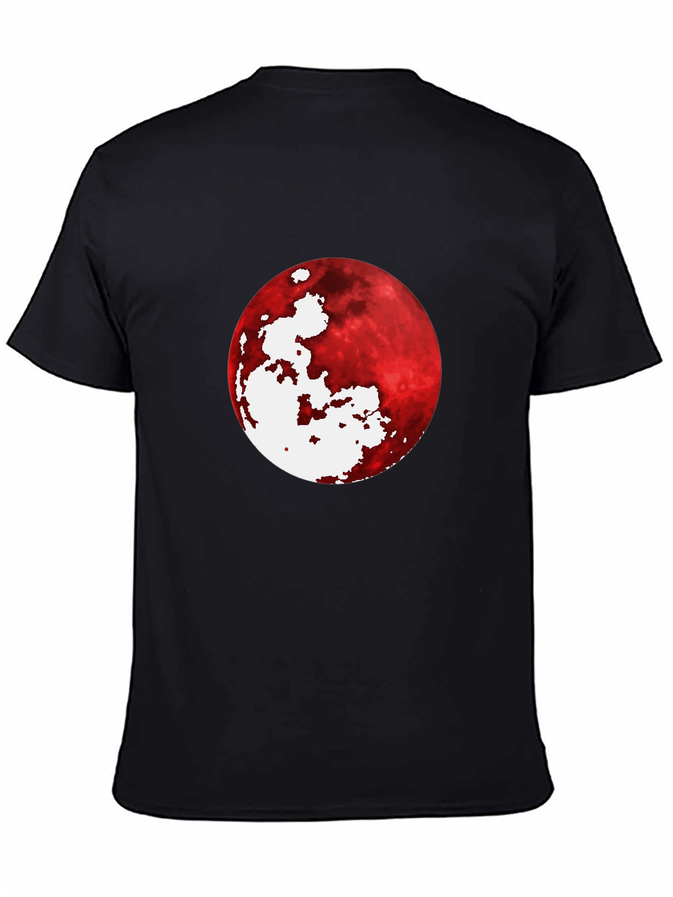 Black Blood Moon Graphic Black T-Shirt - Unique Design view 4