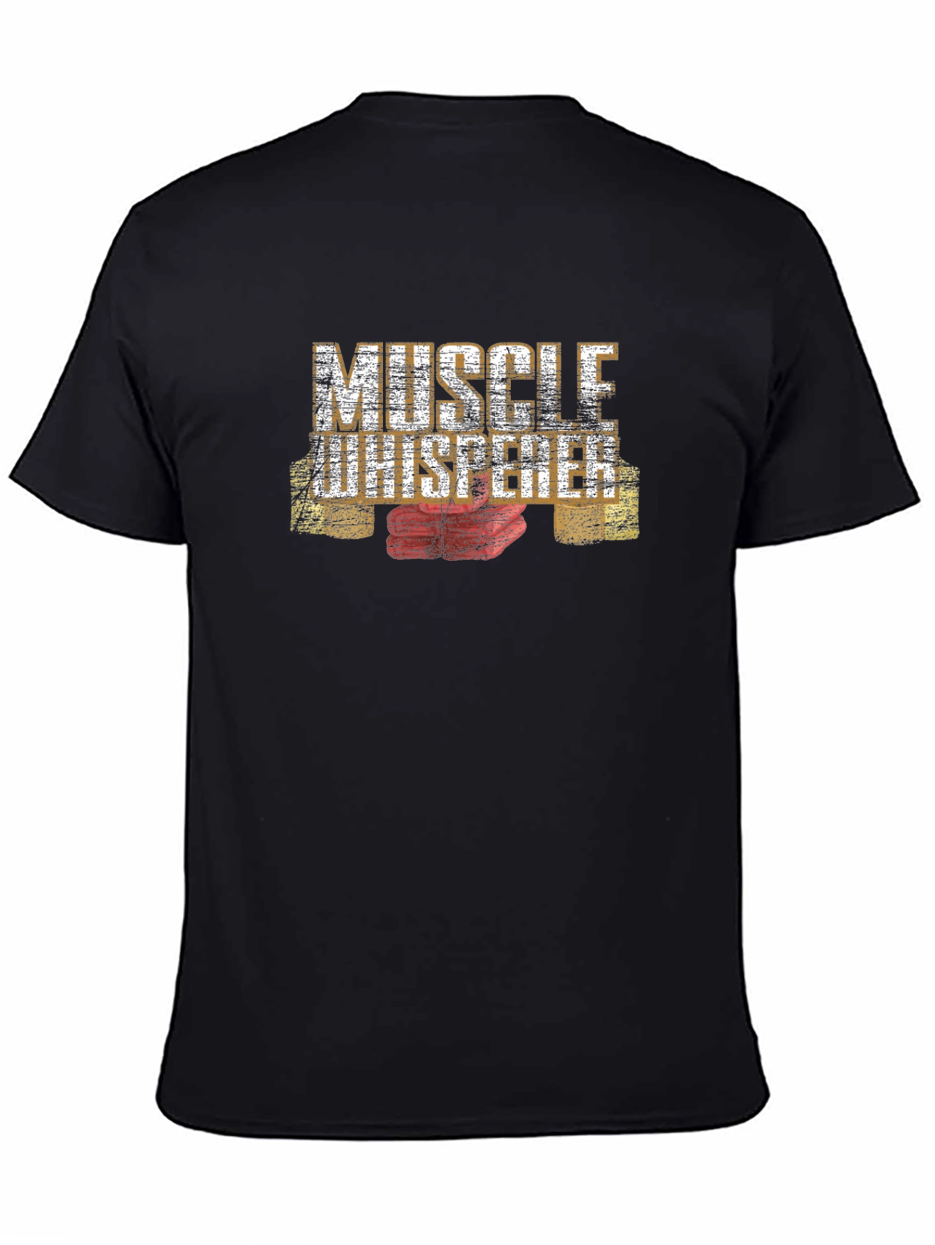 Muscle Whisperer Graphic T-Shirt - Black - 4