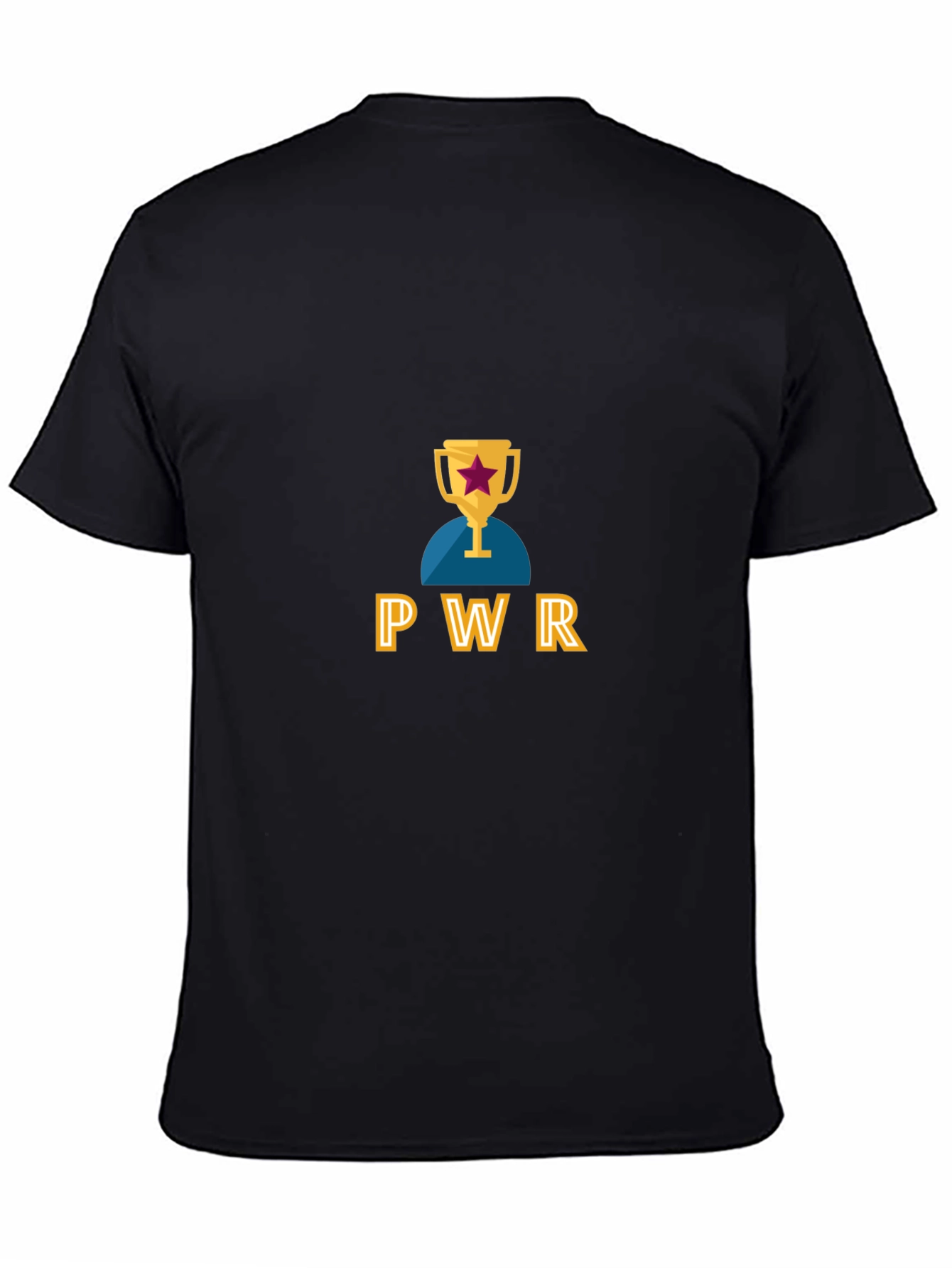 Black PWR Trophy Graphic T-Shirt - Black view 4