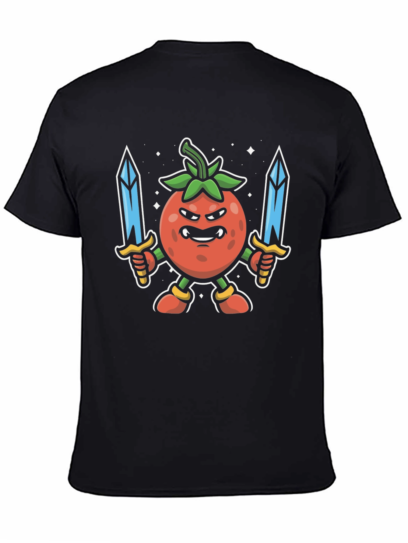 Black Tomato Warrior Graphic T-Shirt view 4