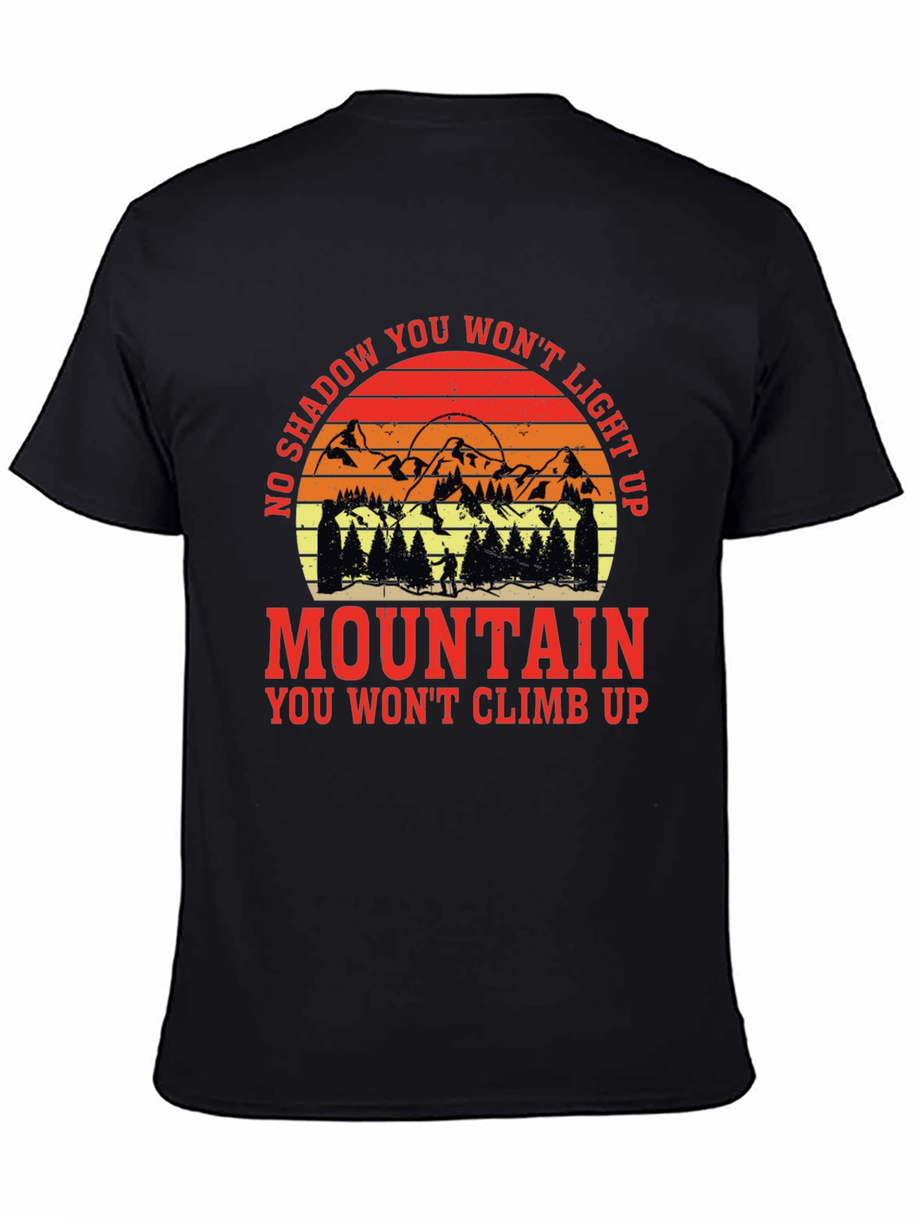 Black Mountain Adventure Black T-Shirt view 4