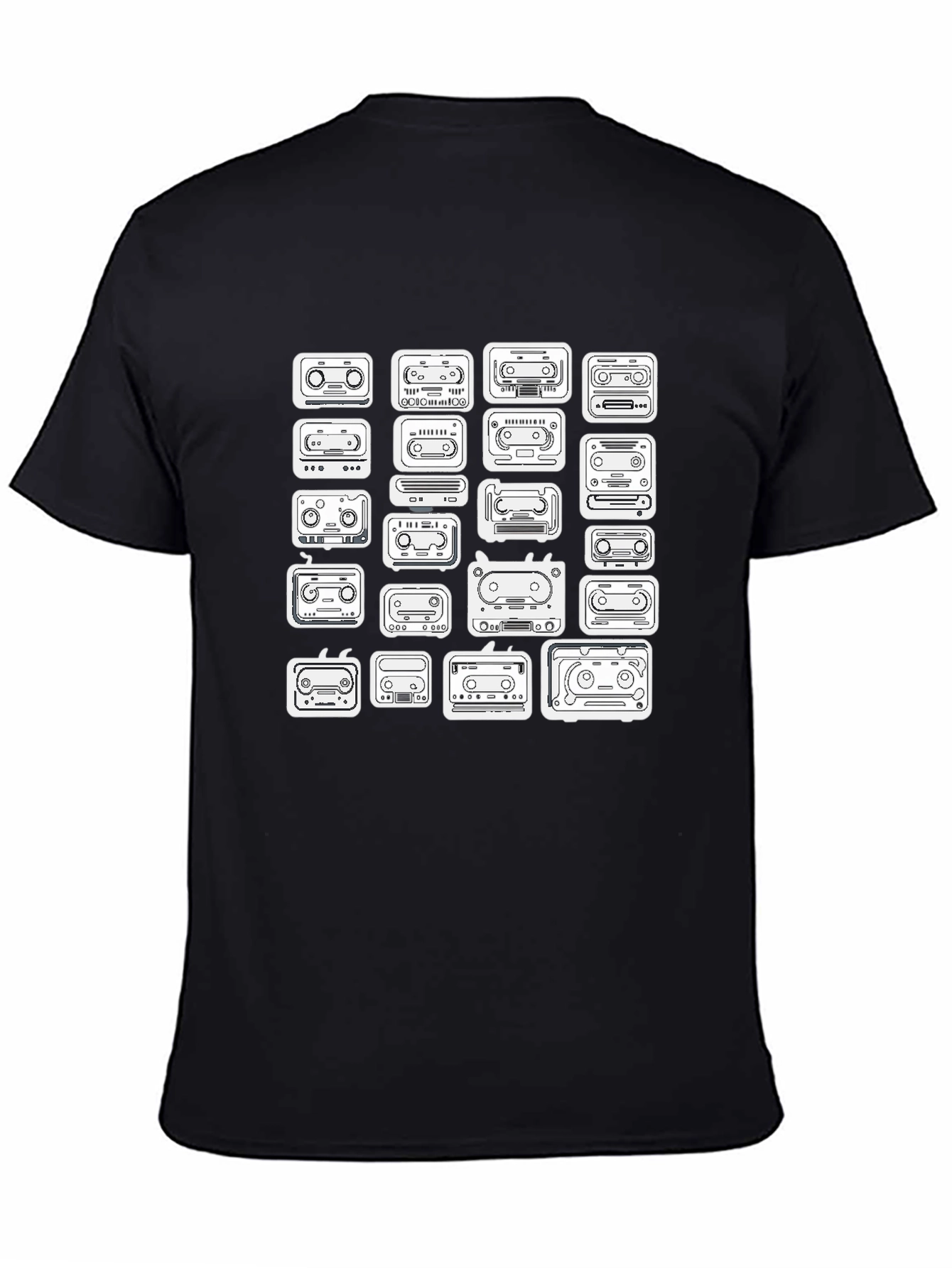 Retro Cassette Tape Graphic Tee - 4