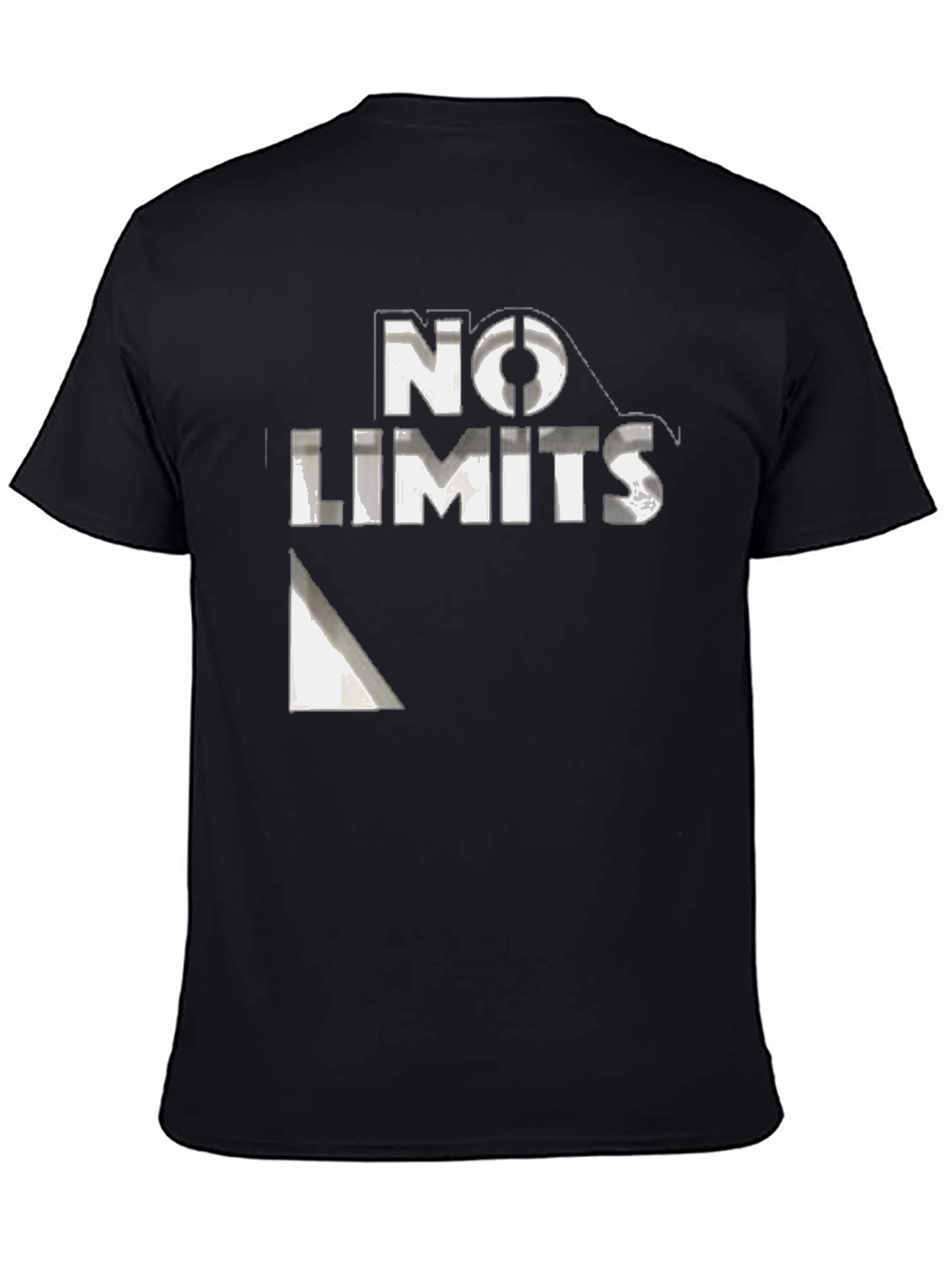 Black No Limits Graphic Tee - Stylish Black T-Shirt view 4