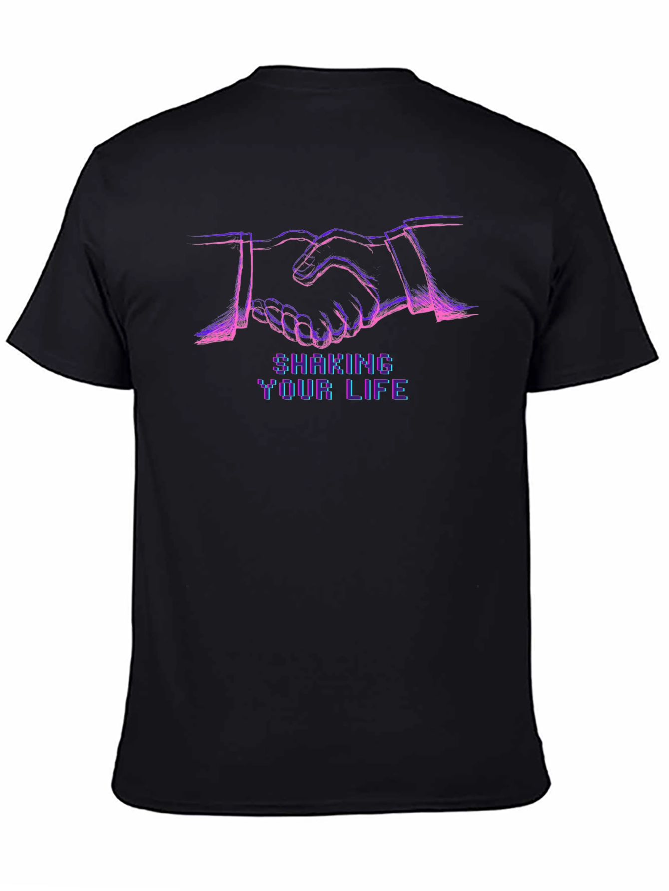 Black Shaking Your Life Graphic Tee - Modern Comfort view 4