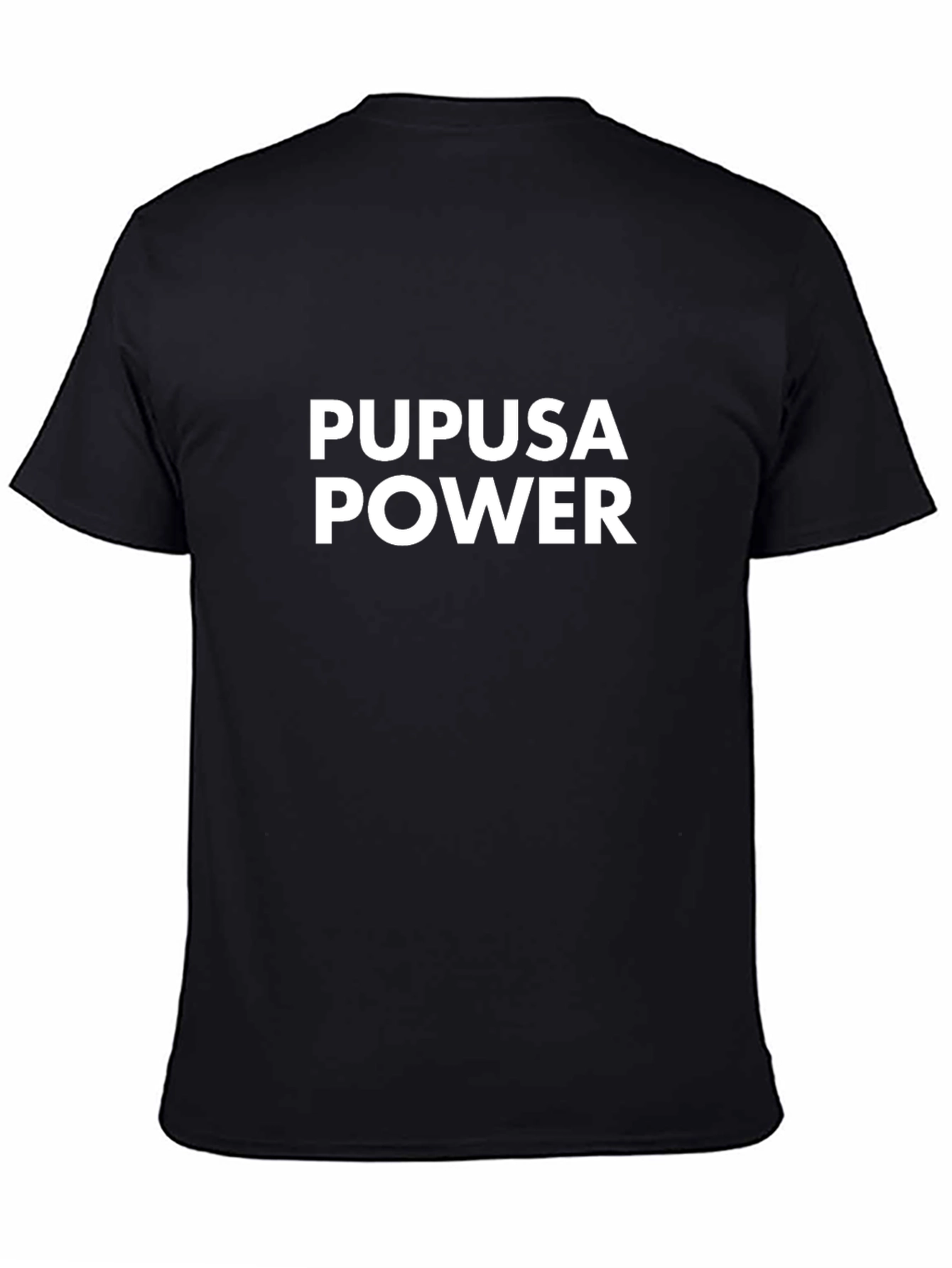 Black Pupusa Power Black Graphic Tee view 4