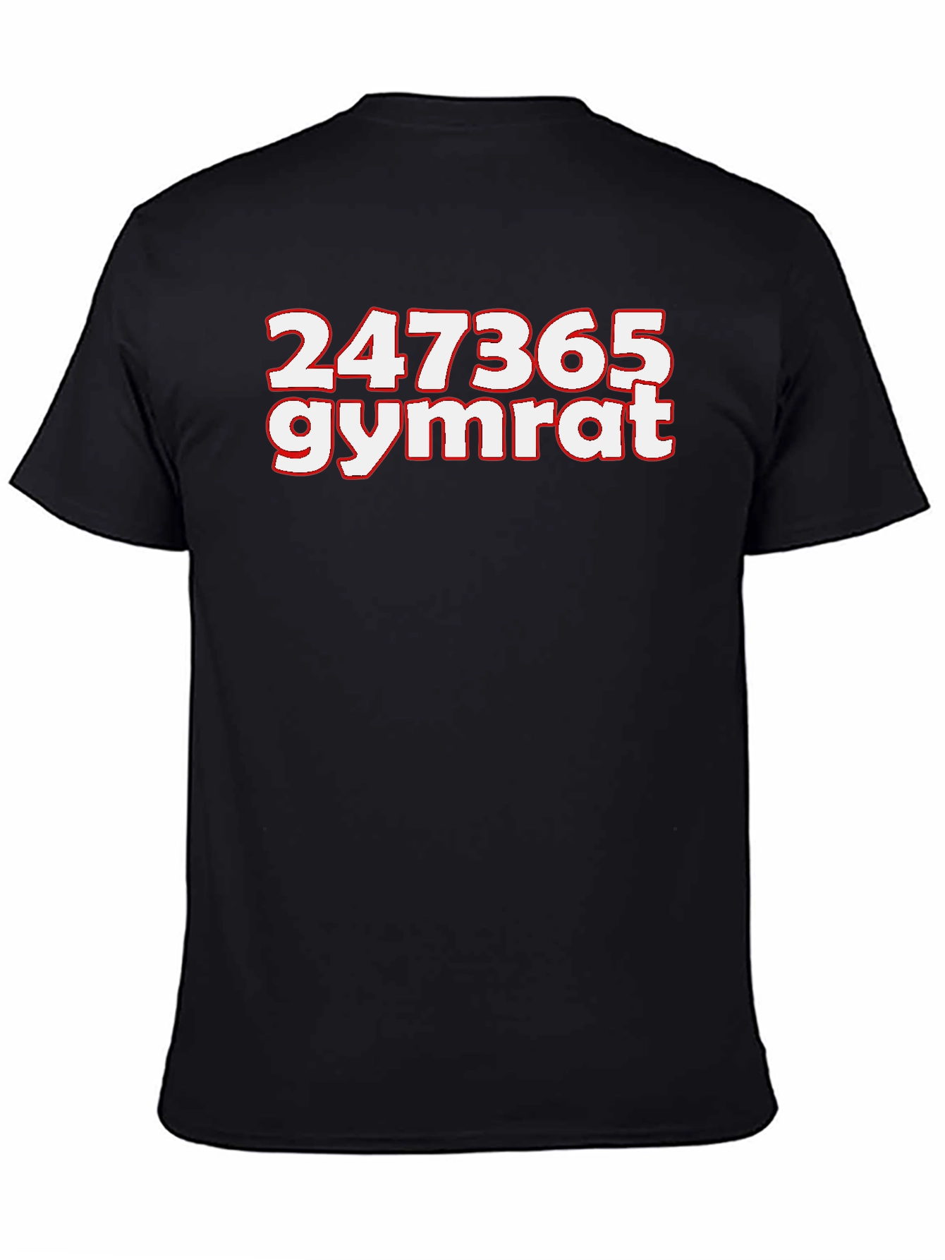 Black Gym Rat T-Shirt - Everyday Grind view 4