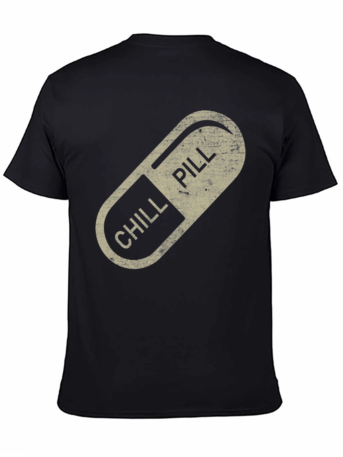 Black Chill Pill Graphic Tee - Relaxed Vibe view 4