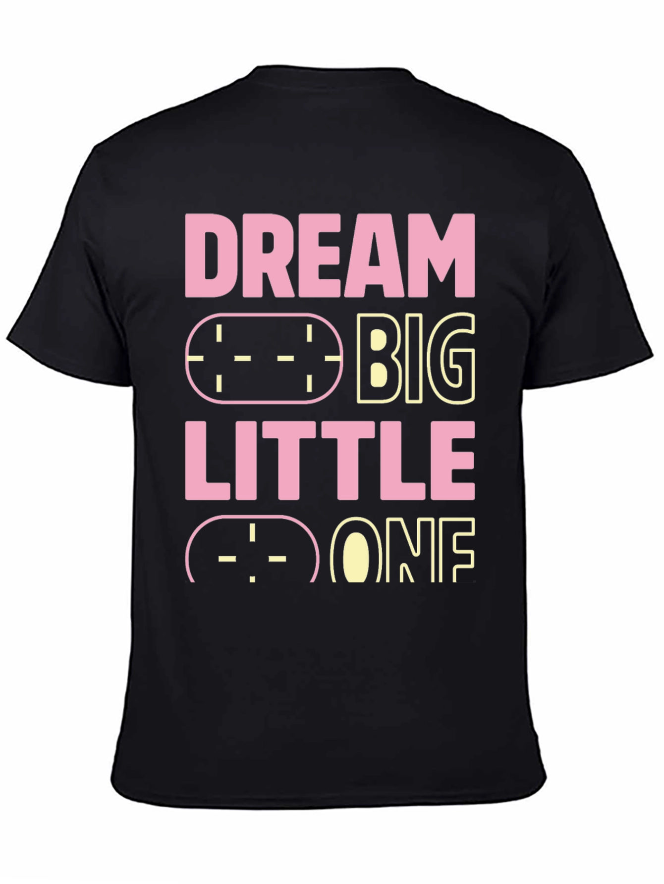 Black Dream Big Little One Black Graphic Tee view 4