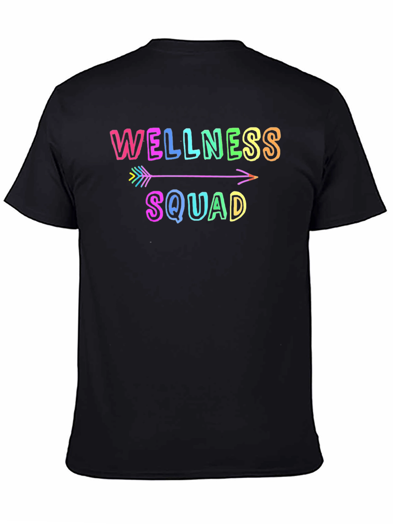 Wellness Squad Black T-Shirt - 4