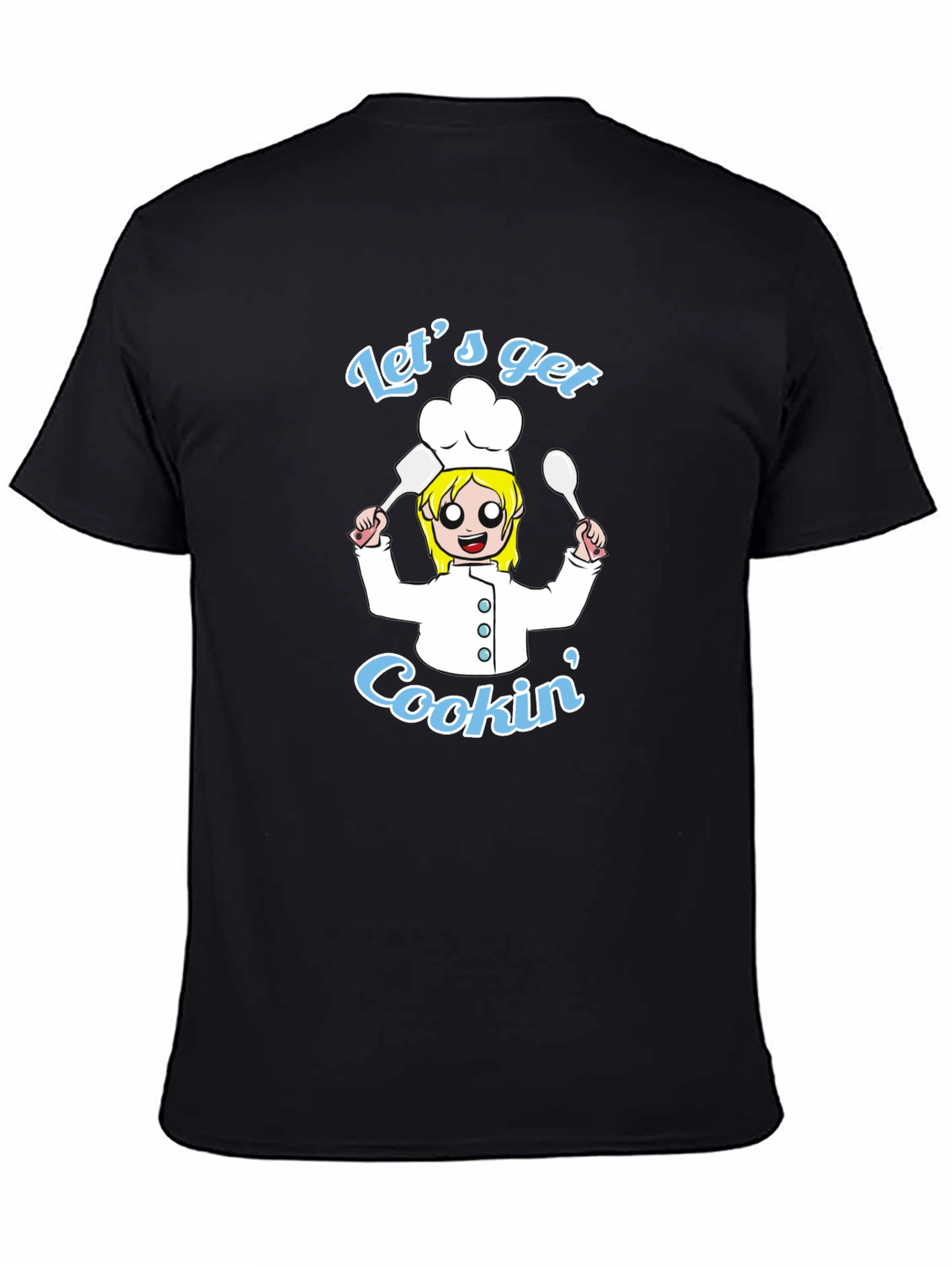 Black Let's Get Cookin' T-Shirt view 4