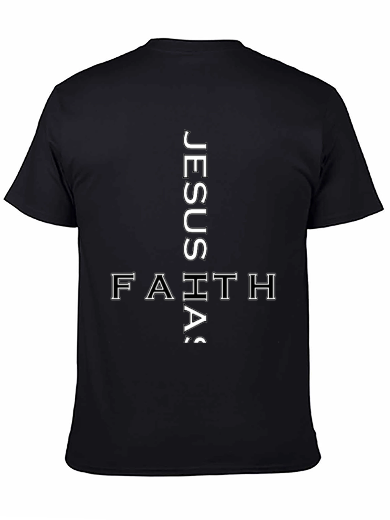 Black Faith-Based Black T-Shirt view 4