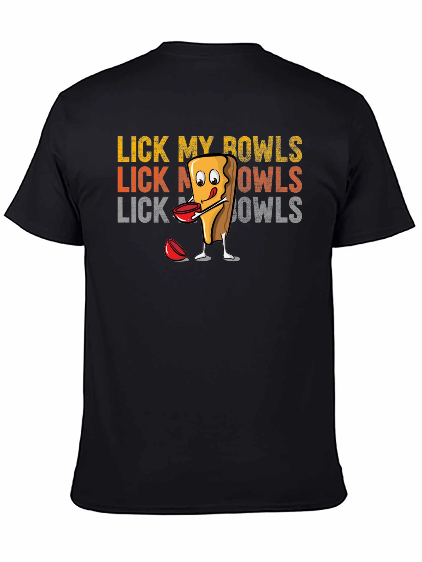 Black Lick My Bowls Graphic Tee view 4