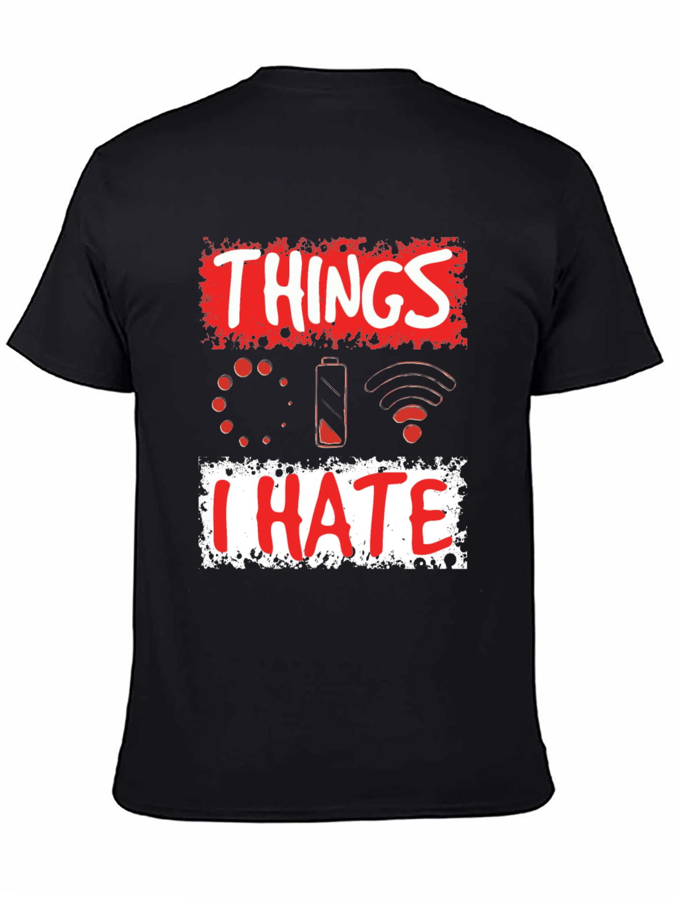 Black Things I Hate T-Shirt - Funny Tech Humor Tee view 4