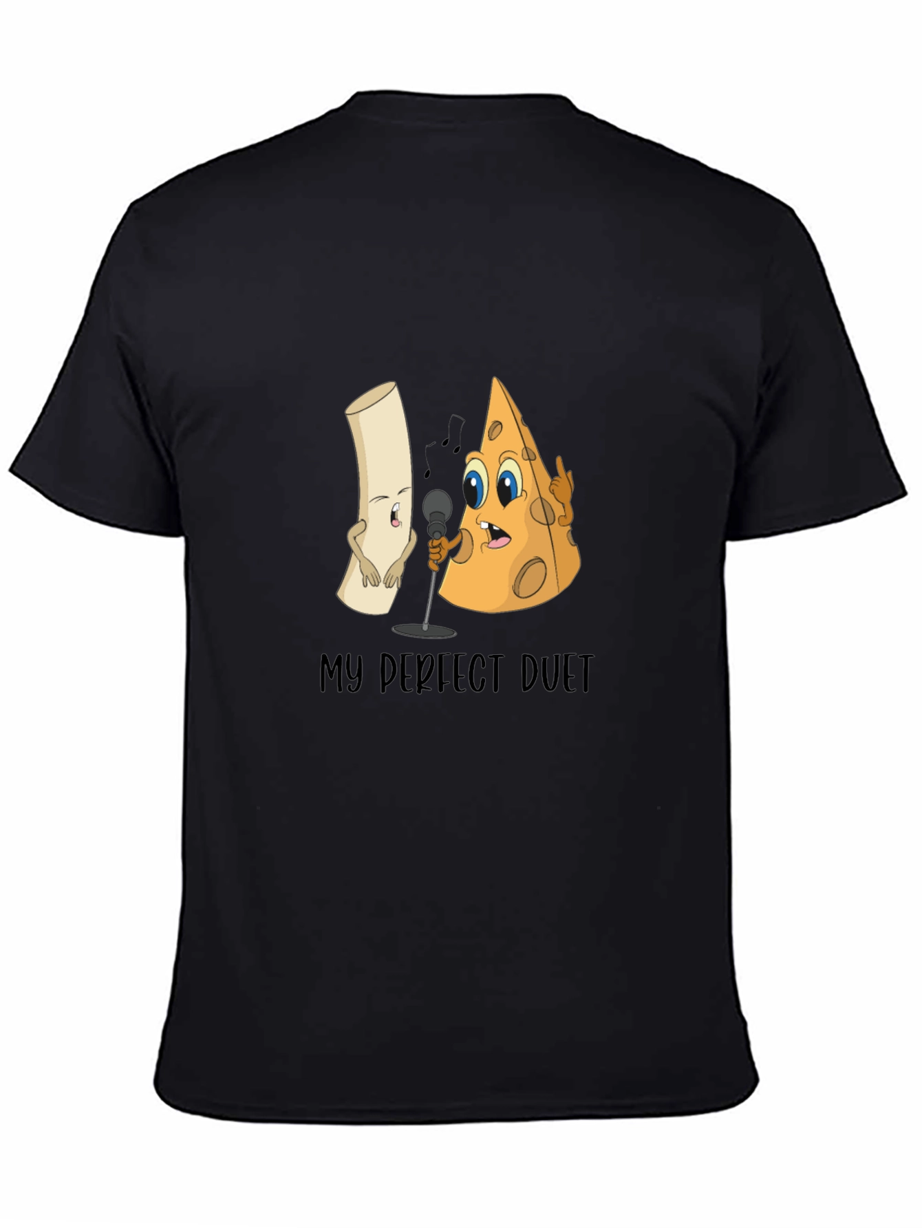 My Perfect Duet T-Shirt Funny Cheese & Macaroni Graphic Tee - 4