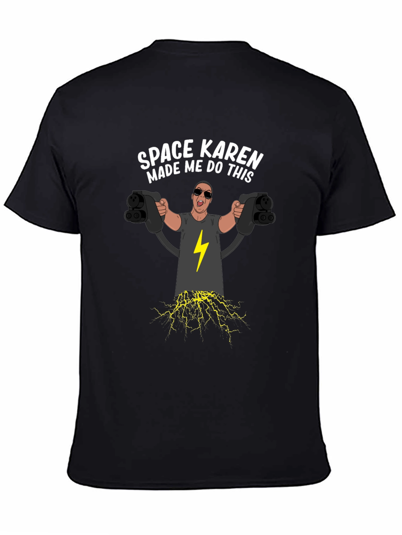 Space Karen Electric Car Charger Funny T-Shirt - 4