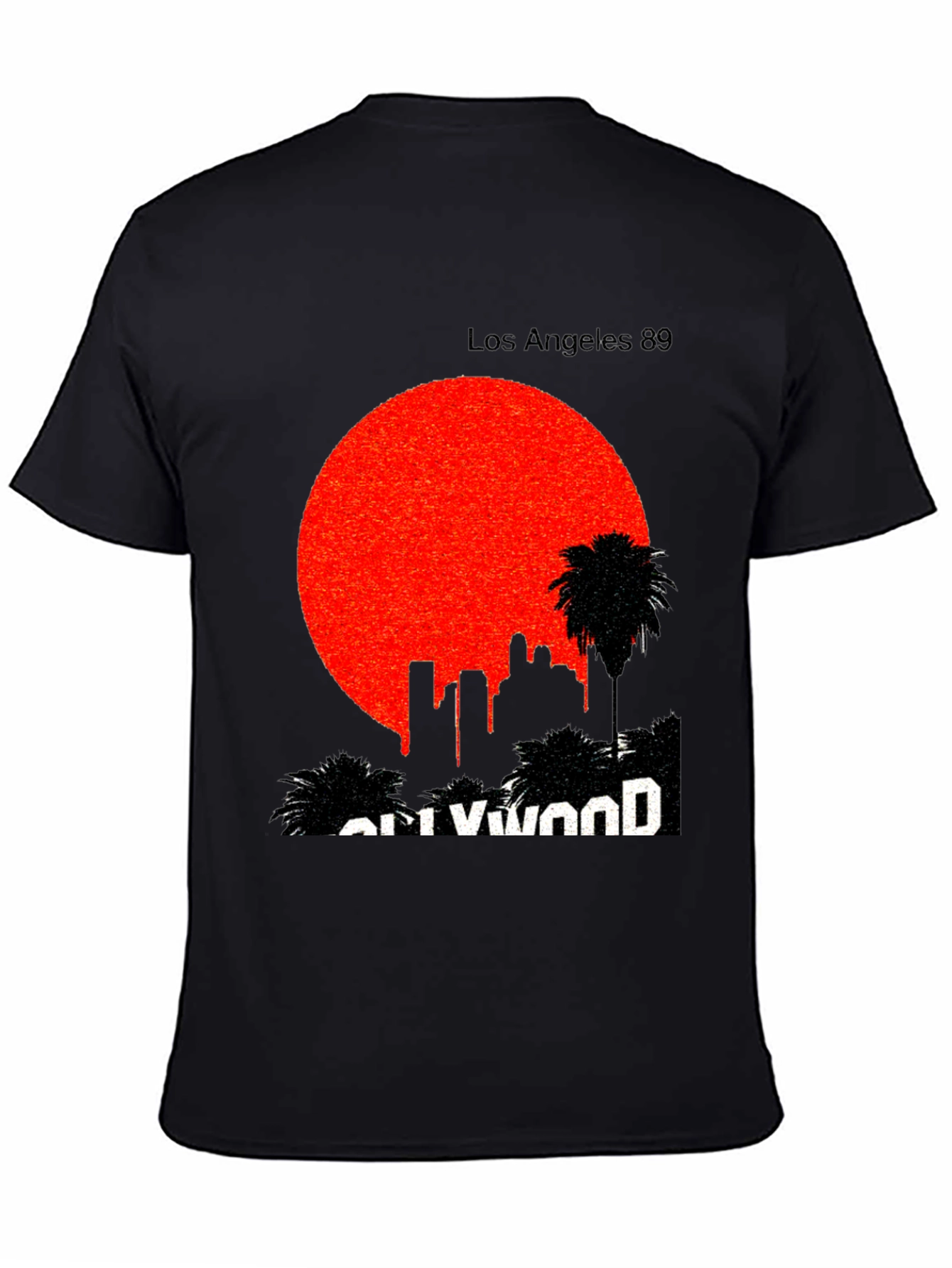 Black Los Angeles 89 Graphic T-Shirt view 4