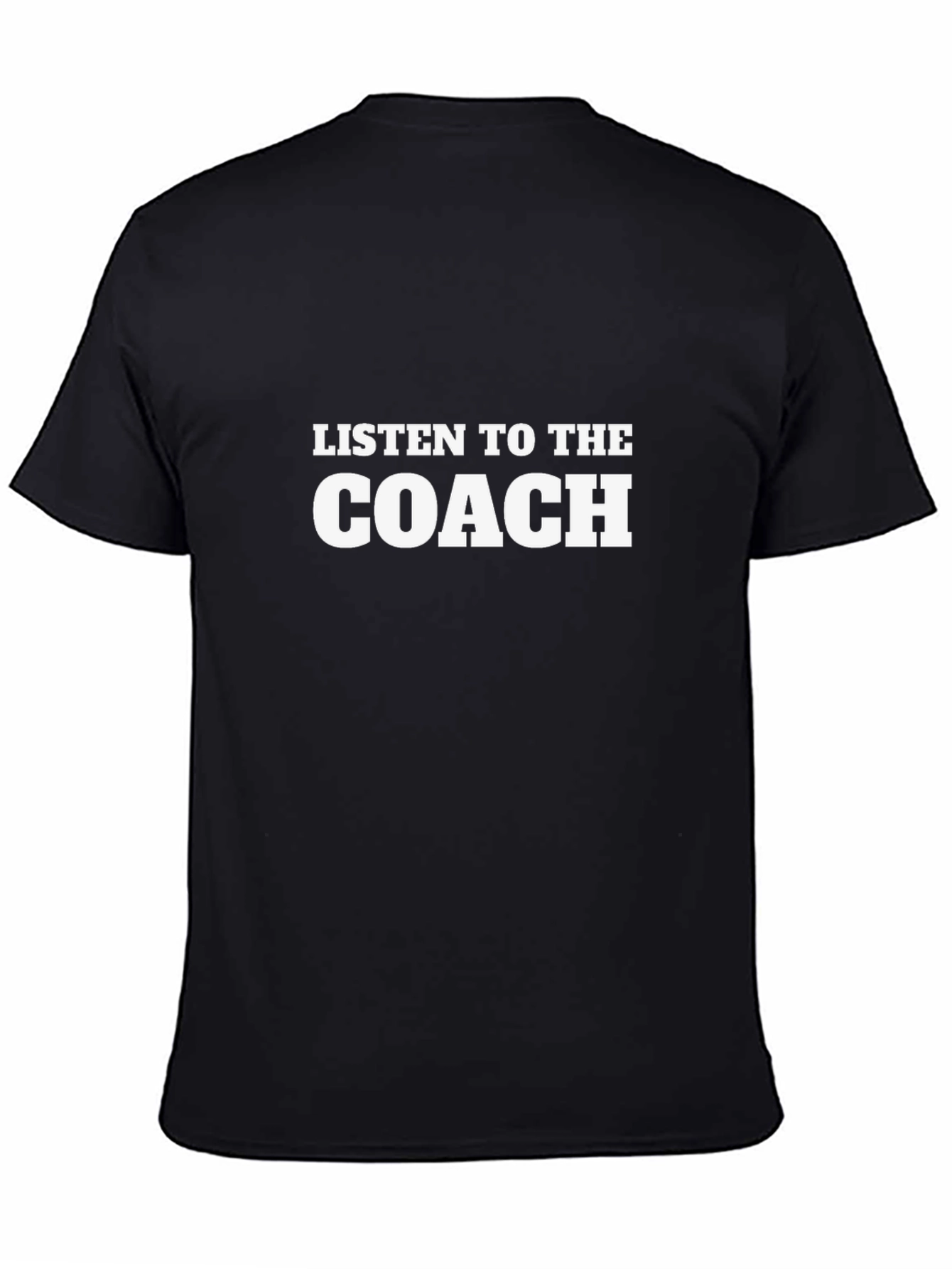 Black Listen to the Coach Graphic T-Shirt view 4