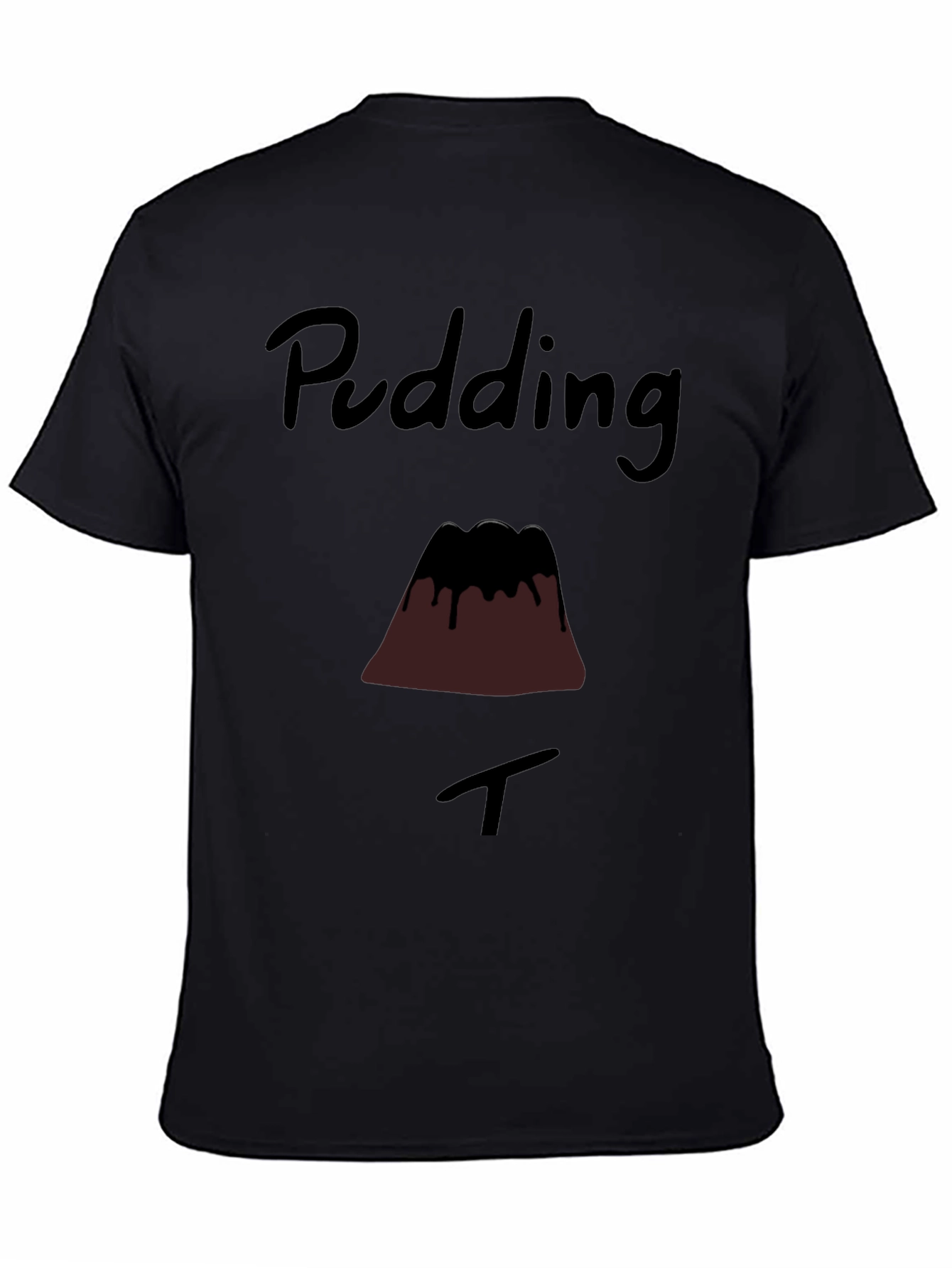 Black Pudding T-Shirt - Funny Dessert Graphic Tee view 4