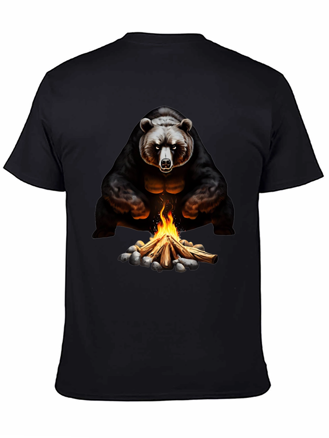 Black Bear Campfire Graphic Tee view 4