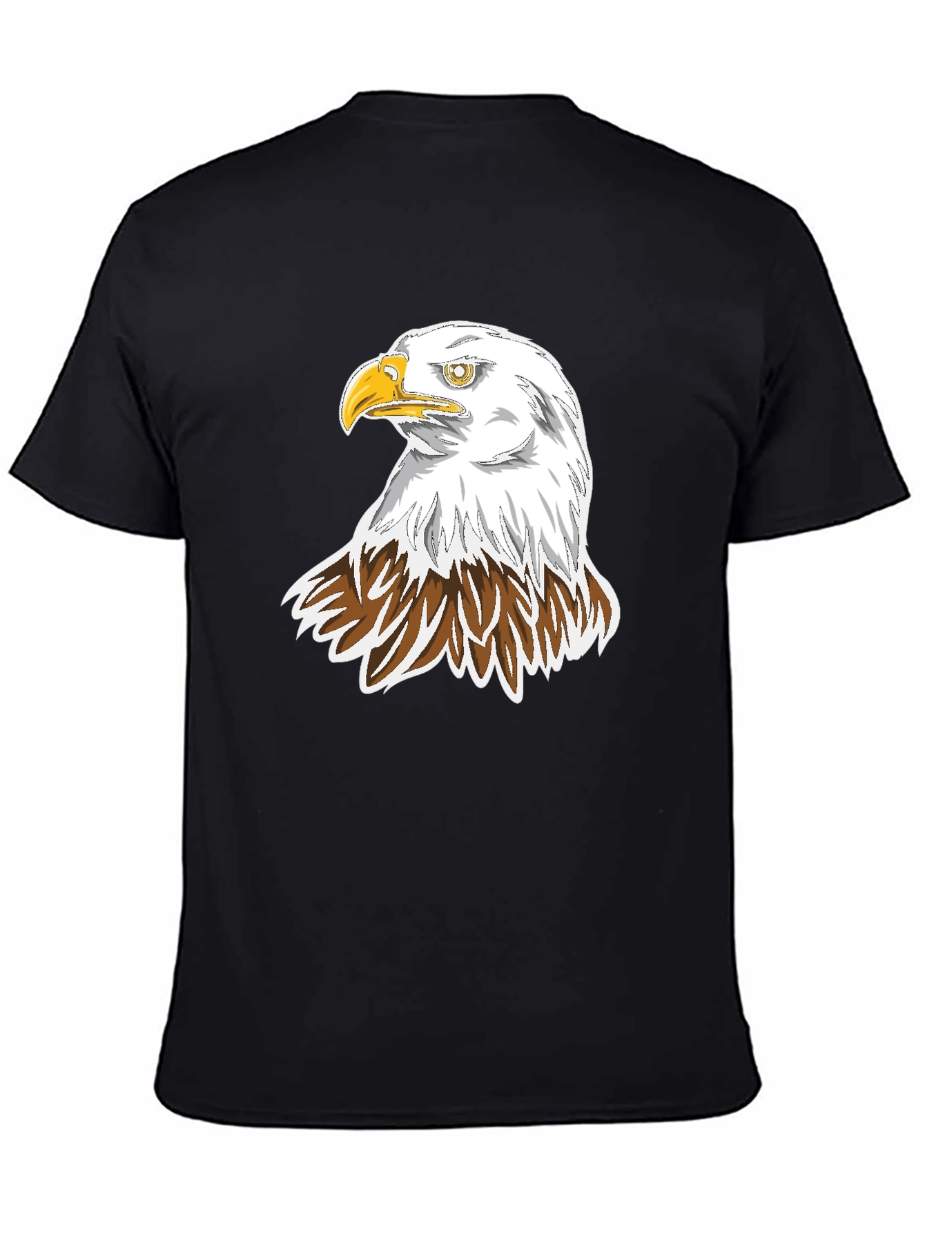 Black Black Eagle Graphic Tee view 4