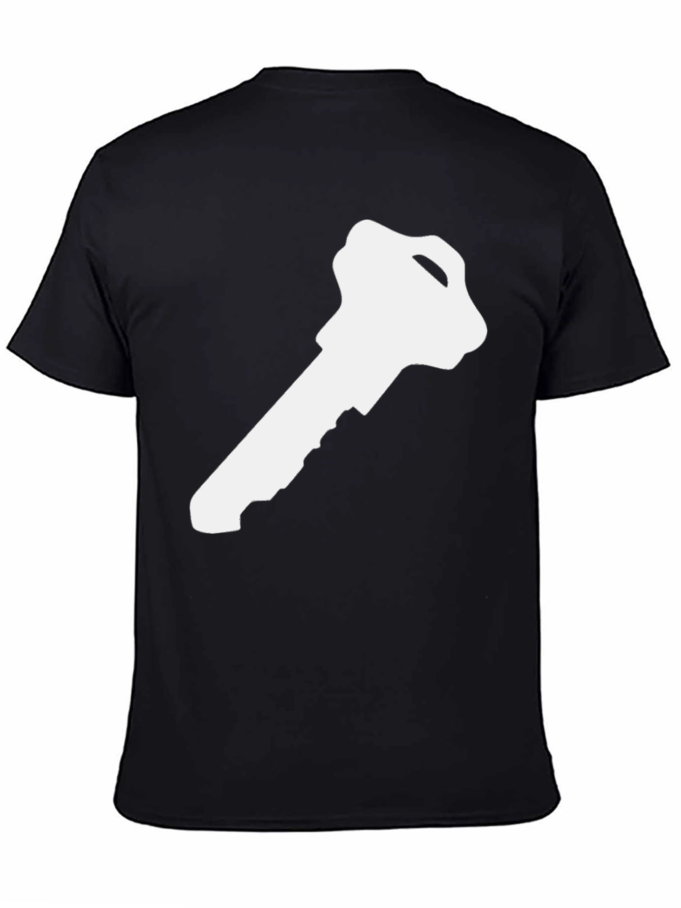 Black Key Graphic Tee - Unlock Your Style view 4