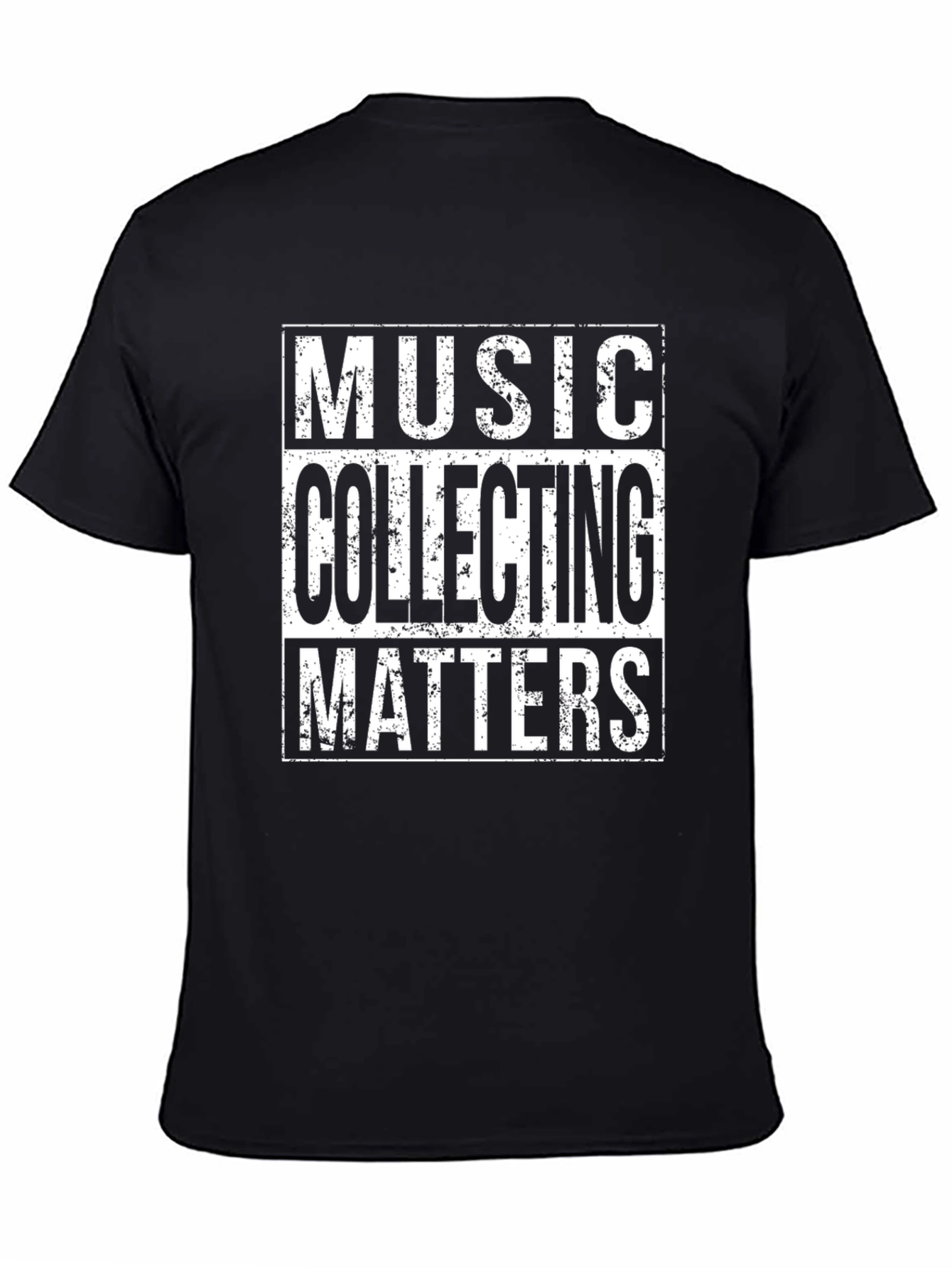 Black Music Collecting Matters Black T-Shirt view 4