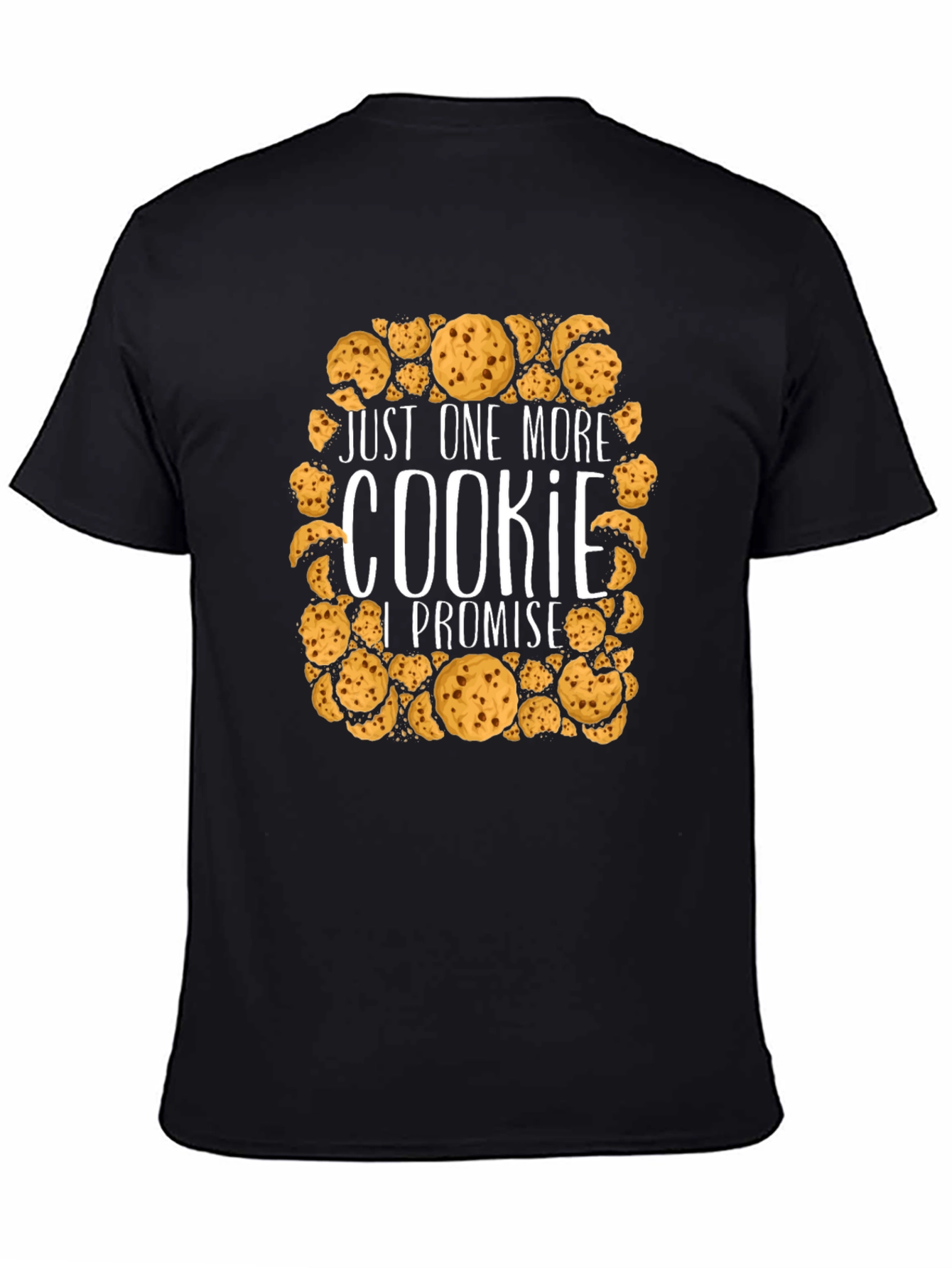 Black Just One More Cookie Promise Tee view 4