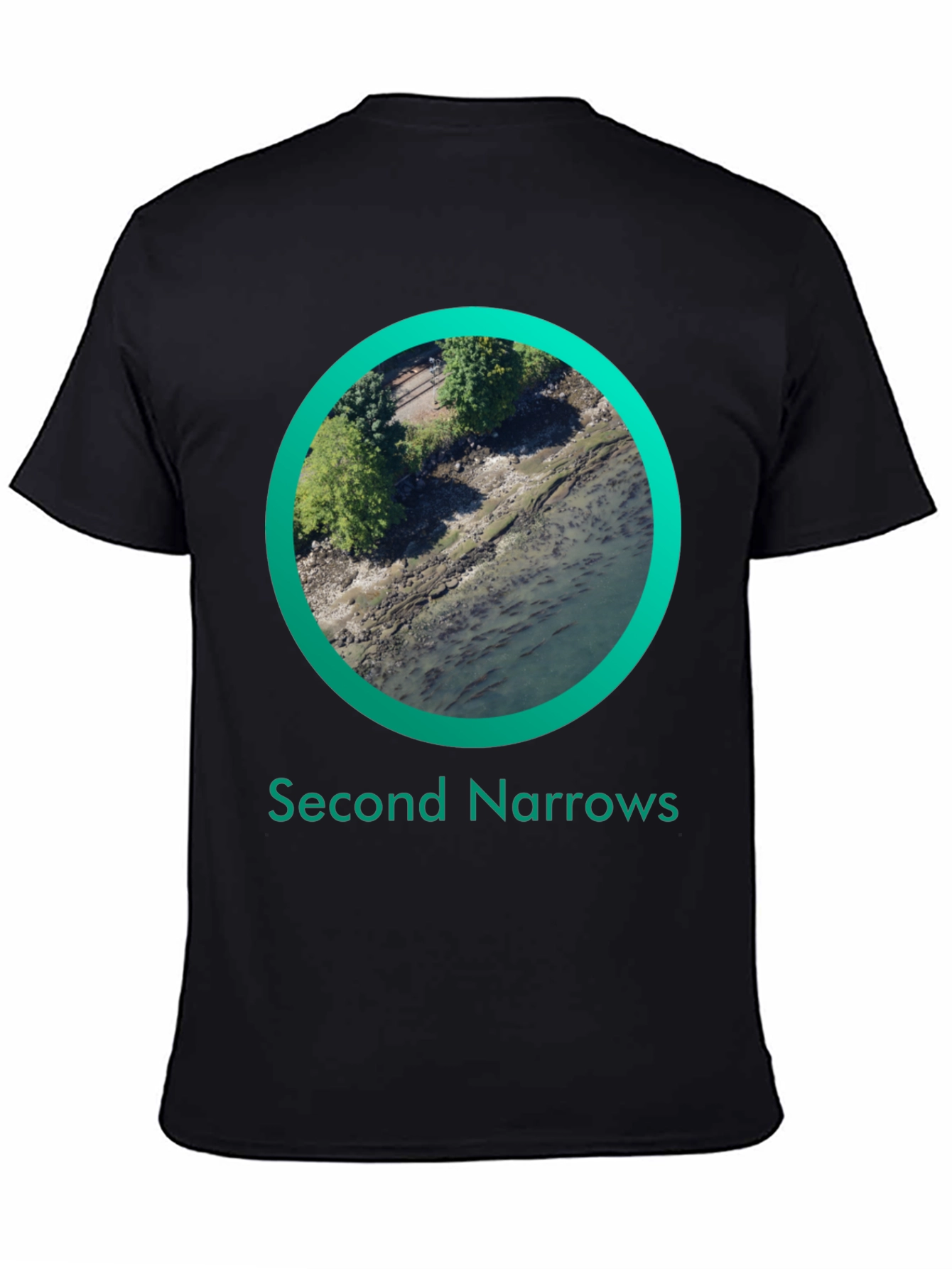 Black Second Narrows Graphic T-Shirt - Black view 4