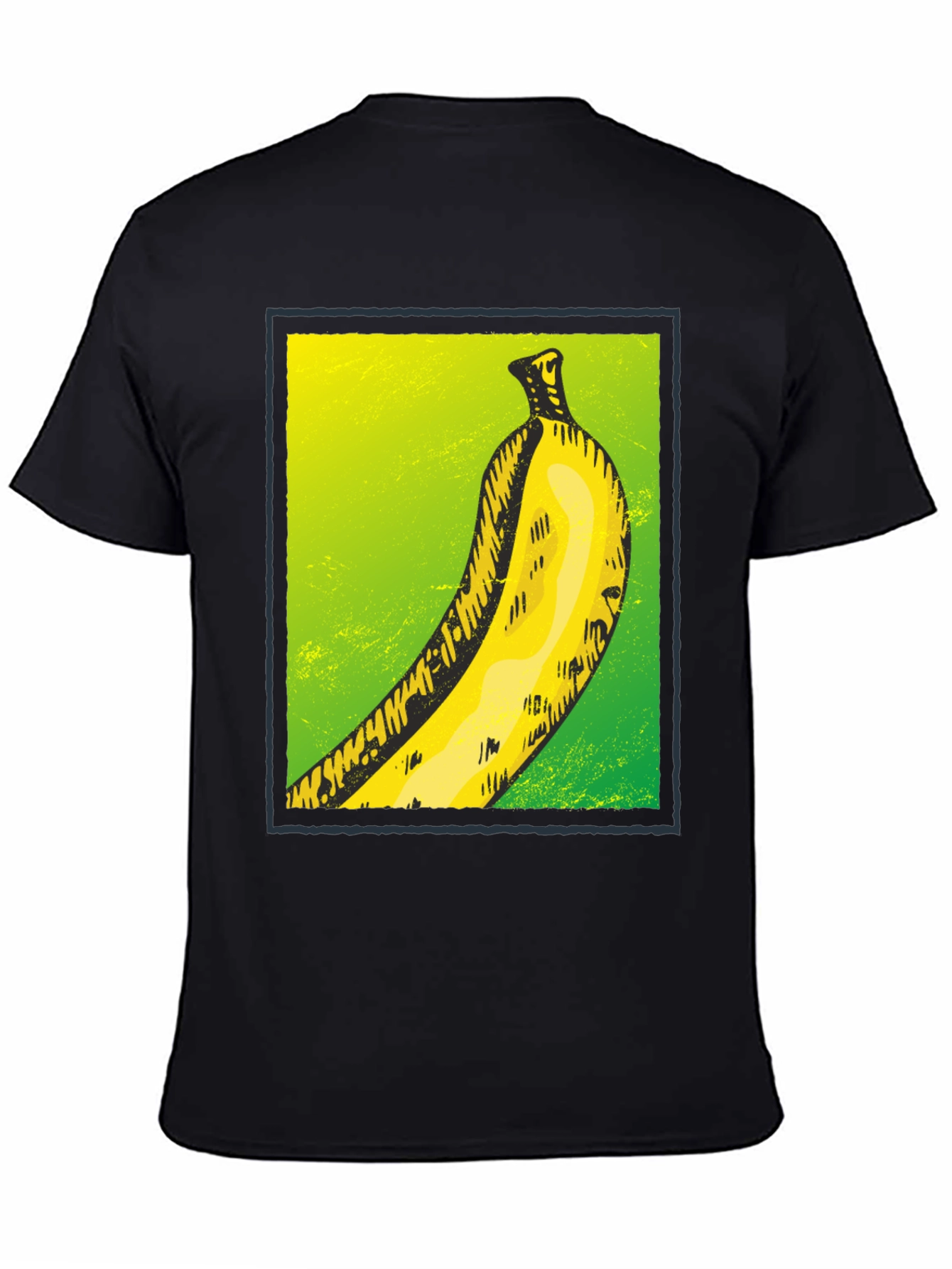 Black Banana Graphic Tee - Quirky Fruit Design view 4
