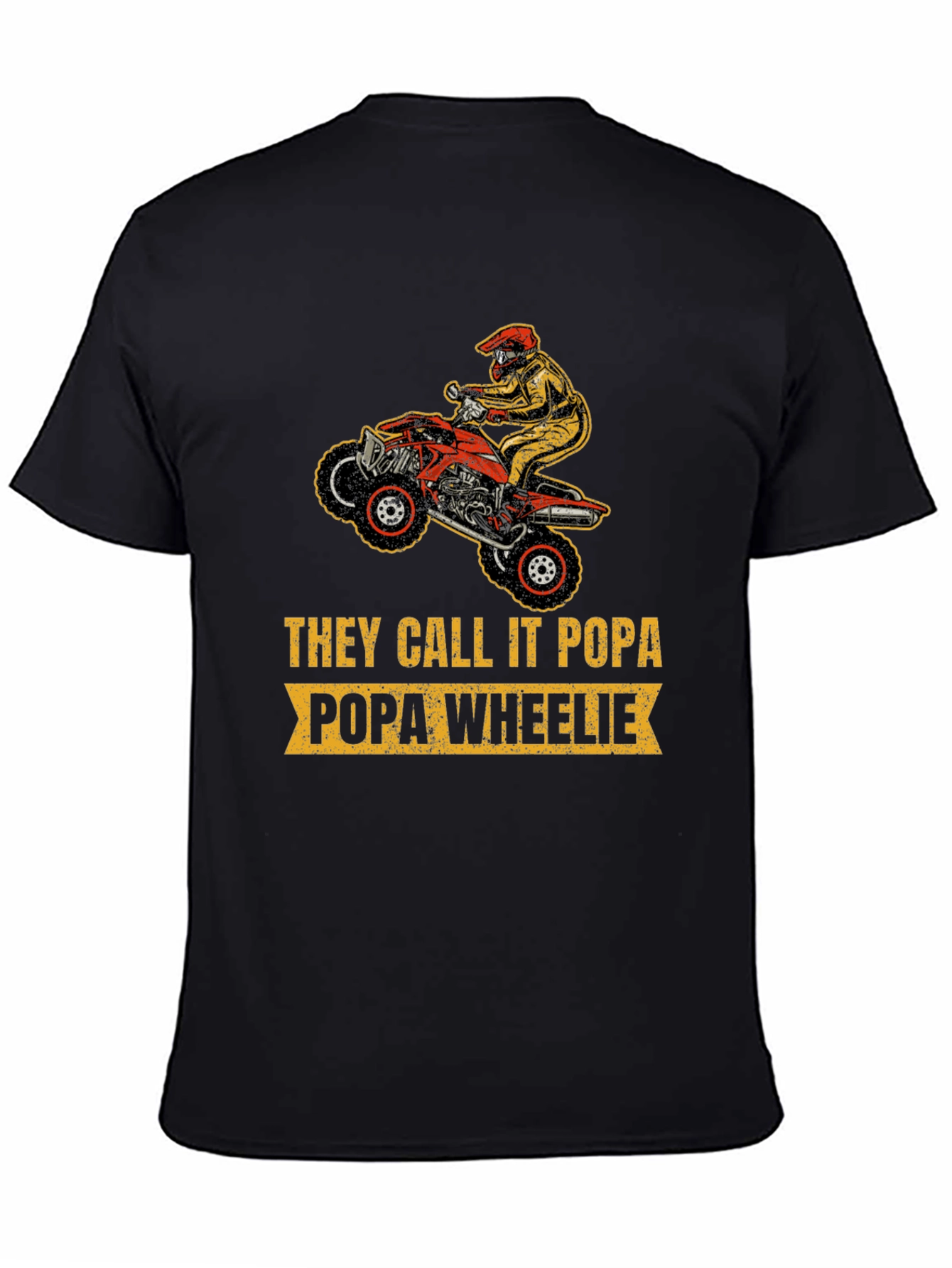 Popa Wheelie T-Shirt - Motocross Dad Tee - 4